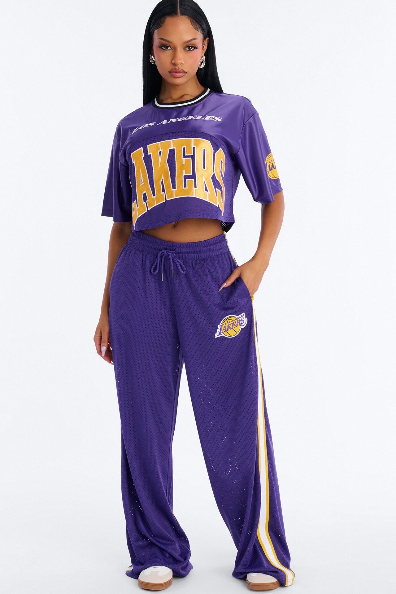 NBA LA Lakers Fleece Pants - Purple