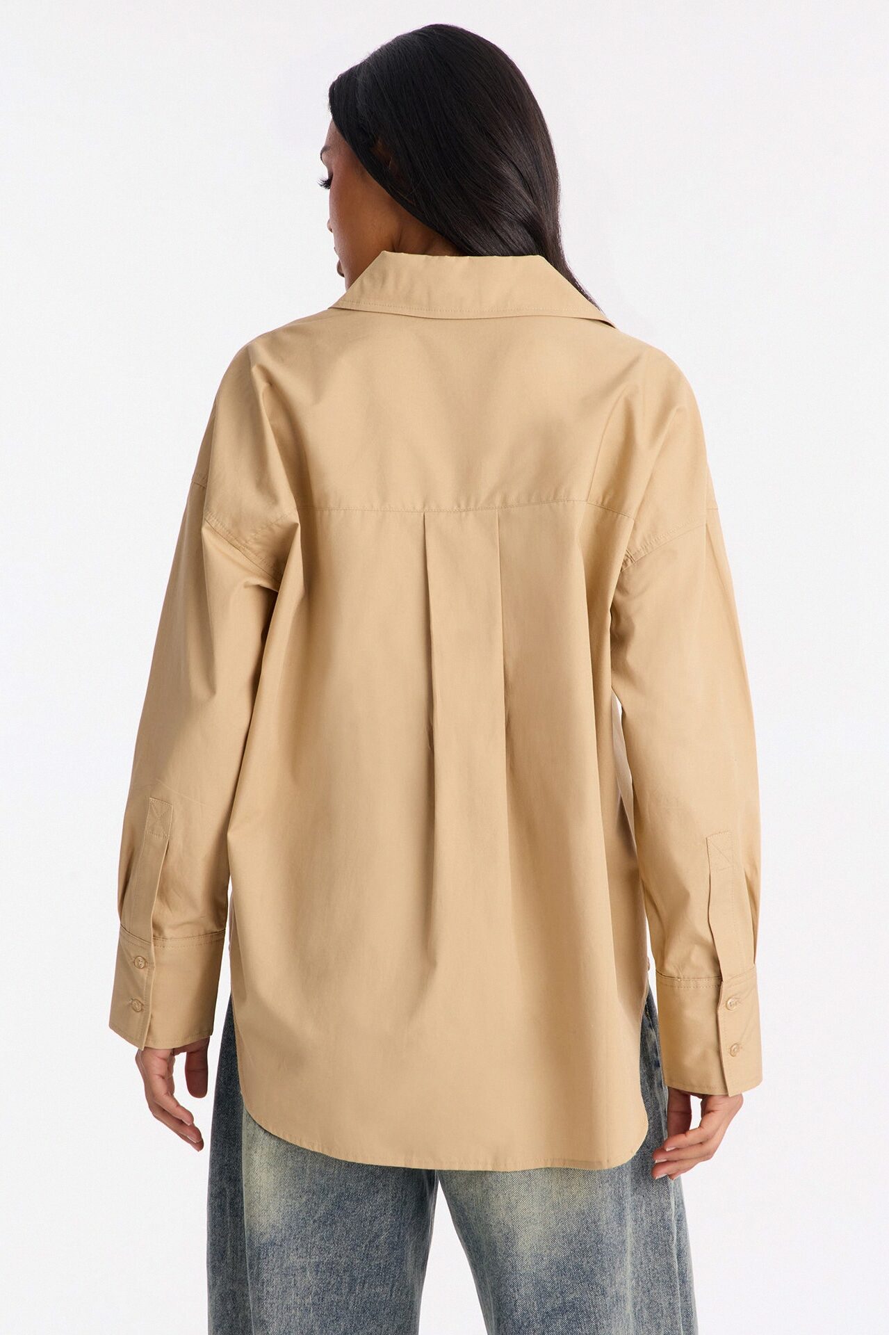 Closet Staple Poplin Shirt - Stone