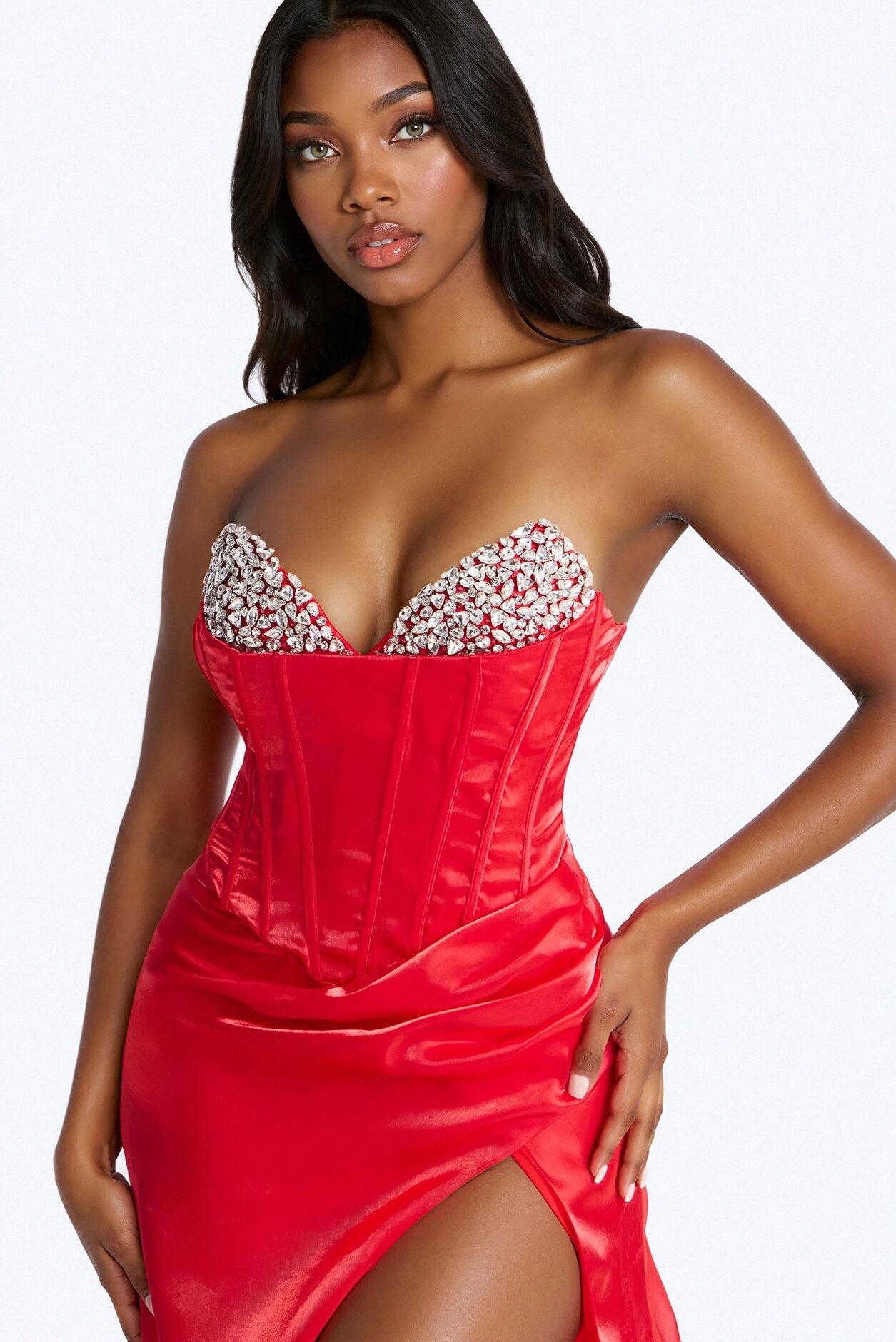 Eyes On Me Gown - Red