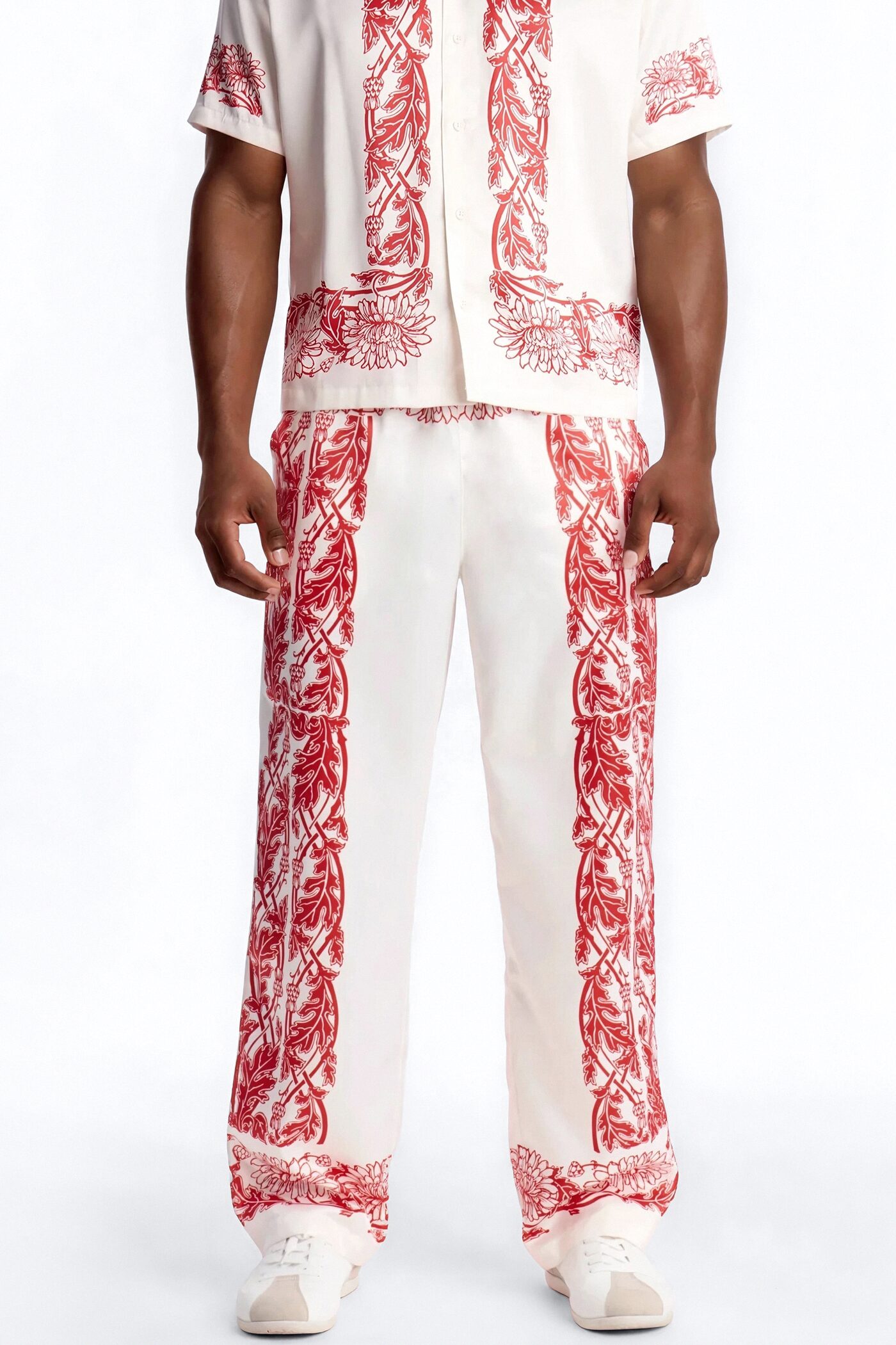 KOS Straight Pants - White