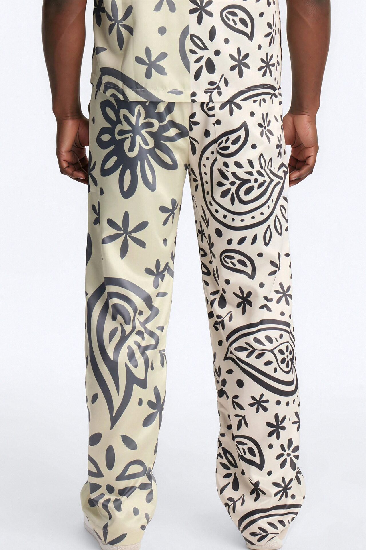 Noxos Straight Pants - Natural