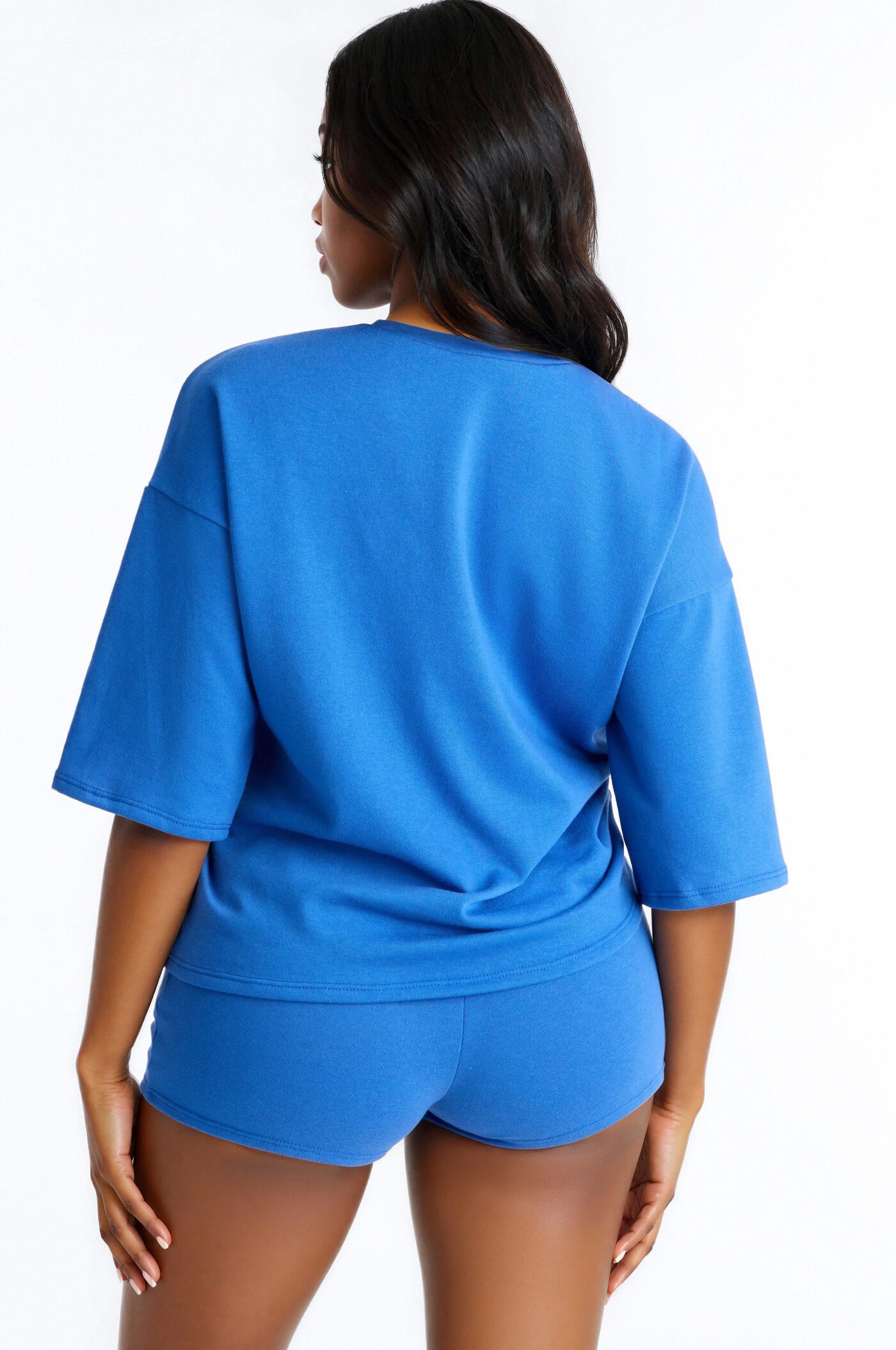 Dillon Drawstring Short Set - Royal