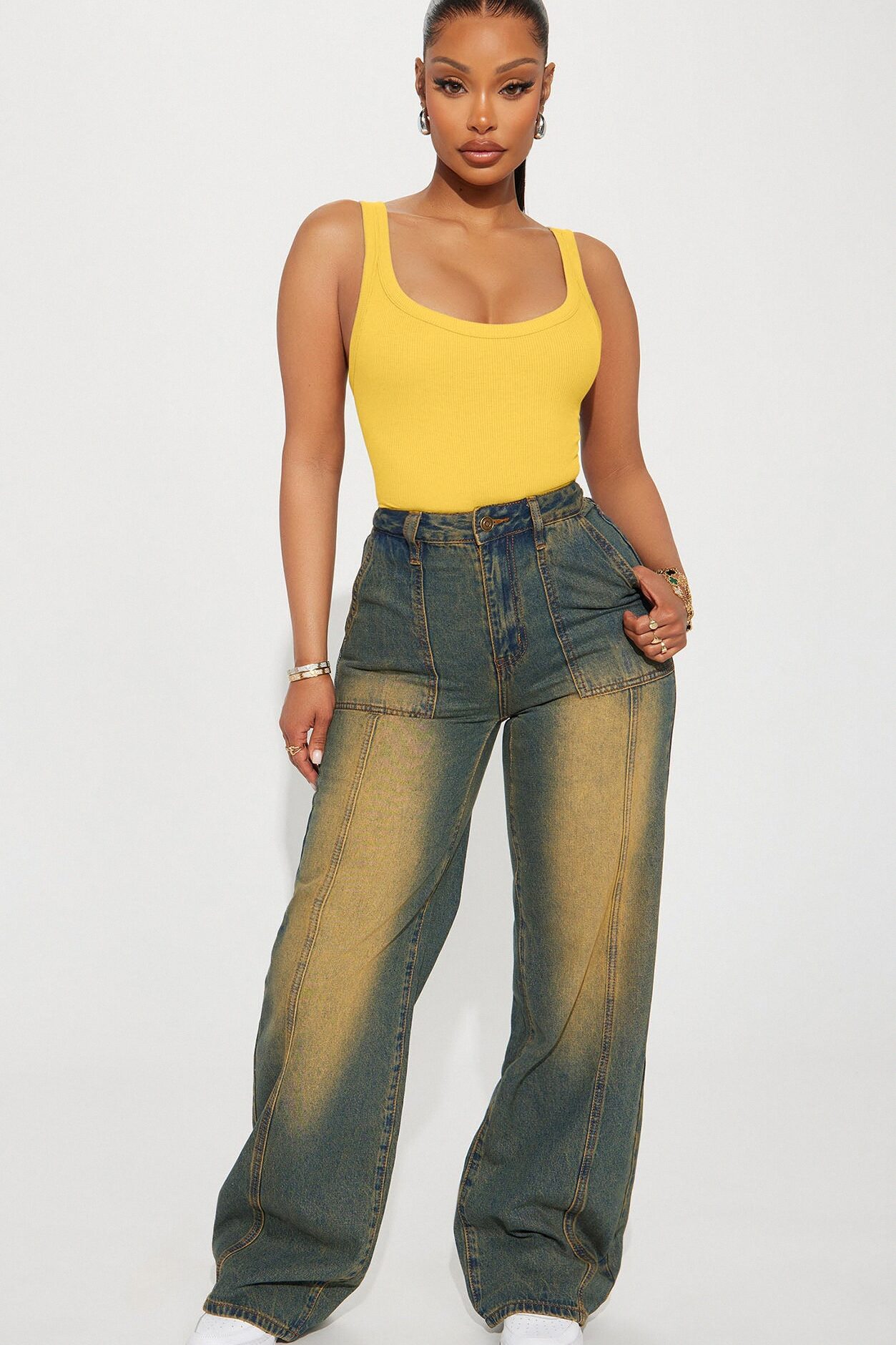 Kennedi Tank Top - Yellow