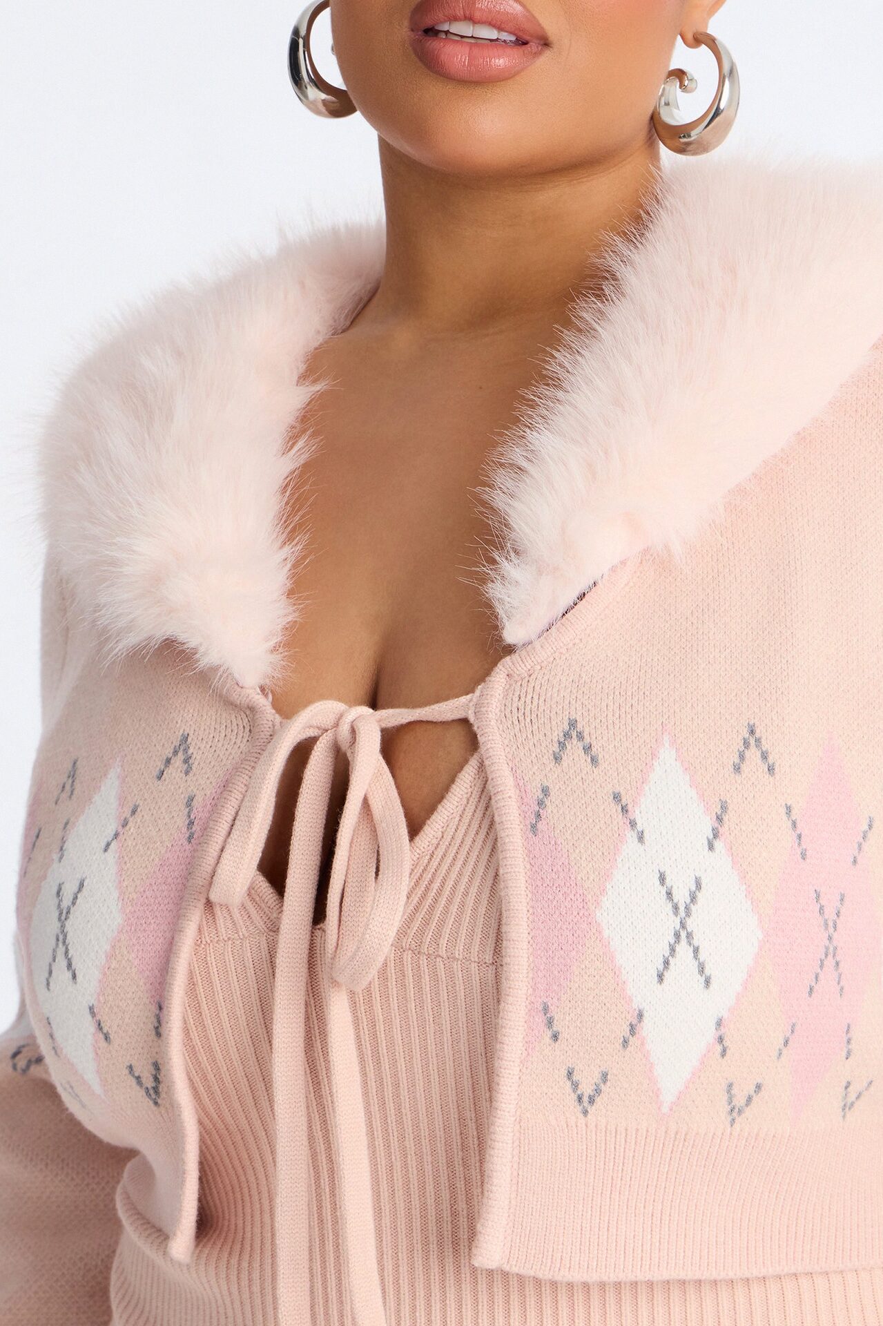 Aspen Sweater Maxi Dress Set - Pink