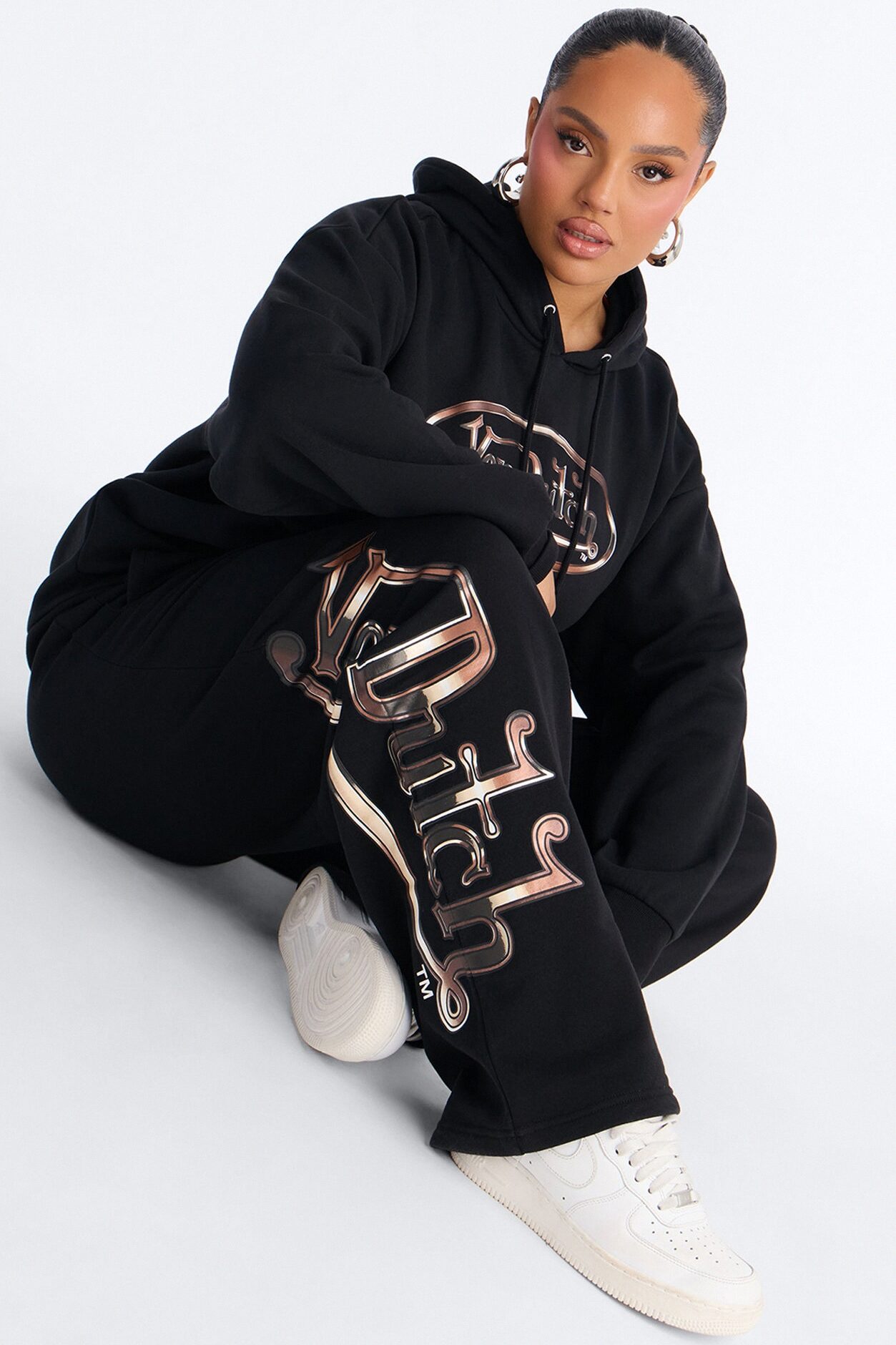 Von Dutch Motion Fleece Pants - Black