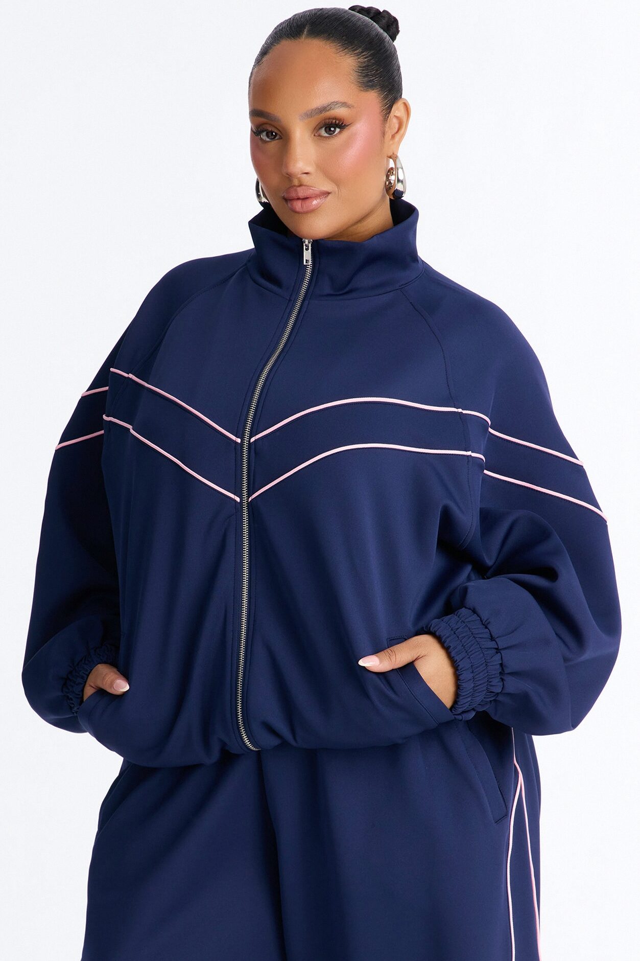 Track Record Pant Set - Navy