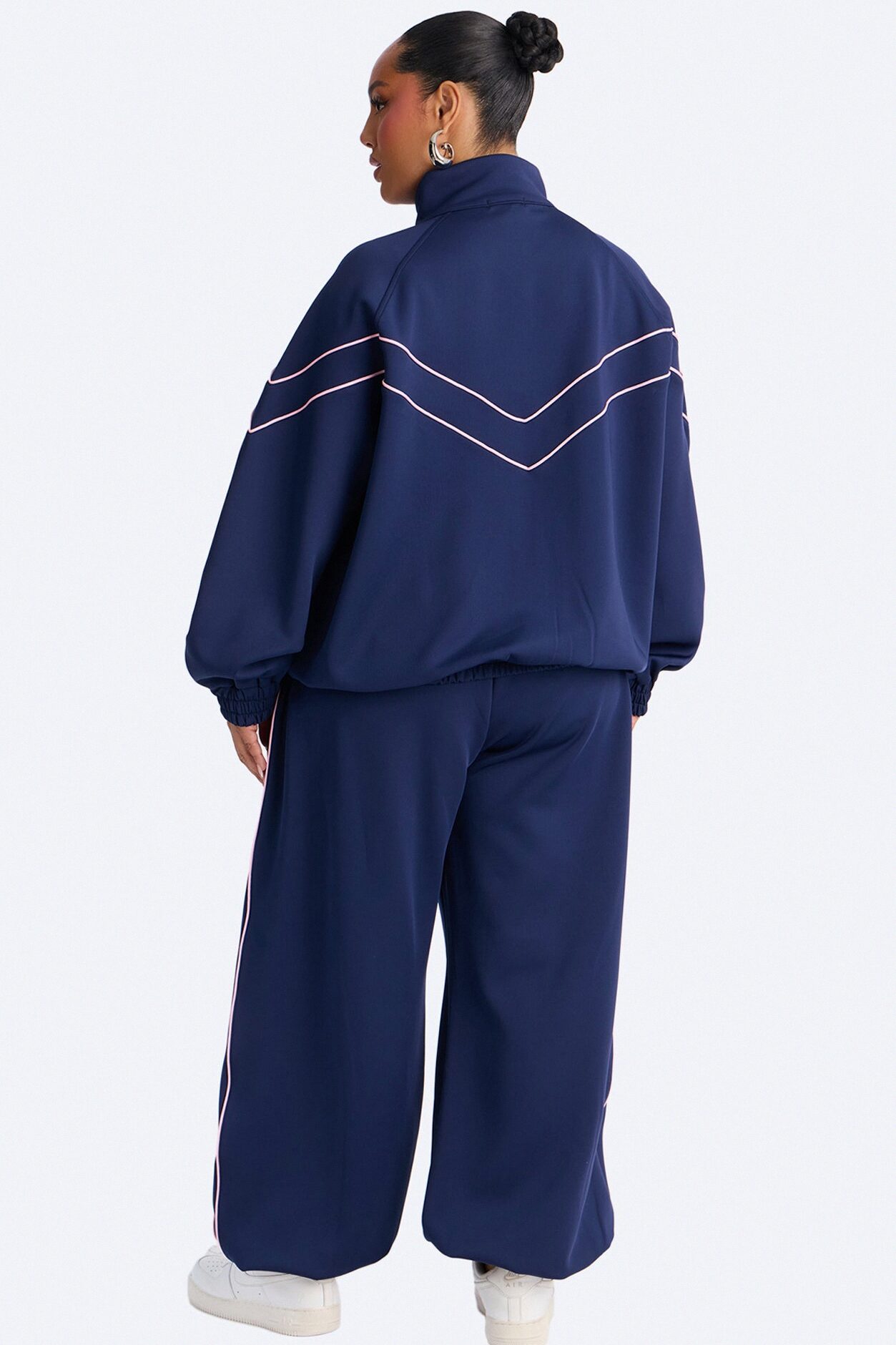 Track Record Pant Set - Navy