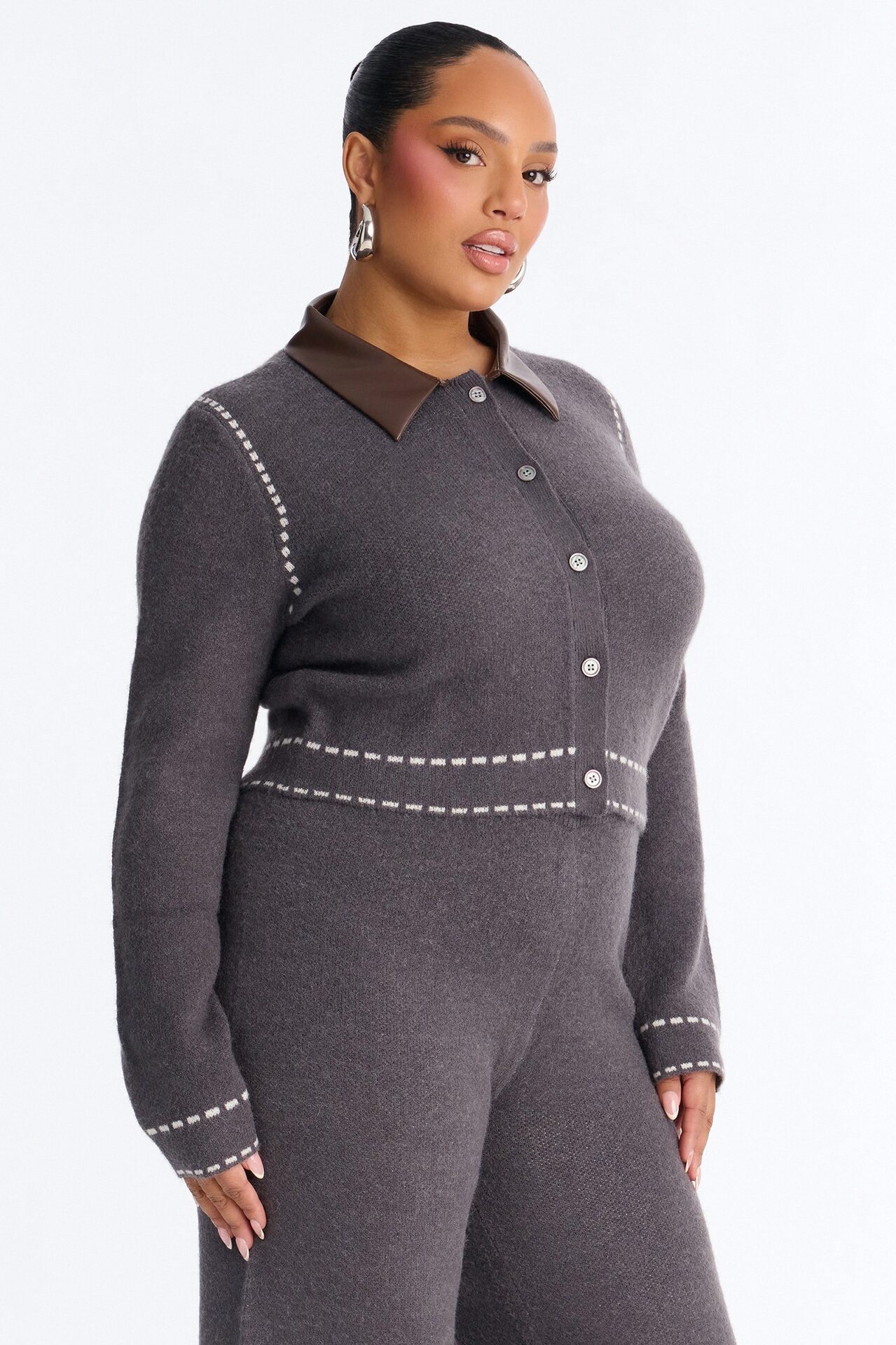 Cierra Sweater Pant Set - Grey
