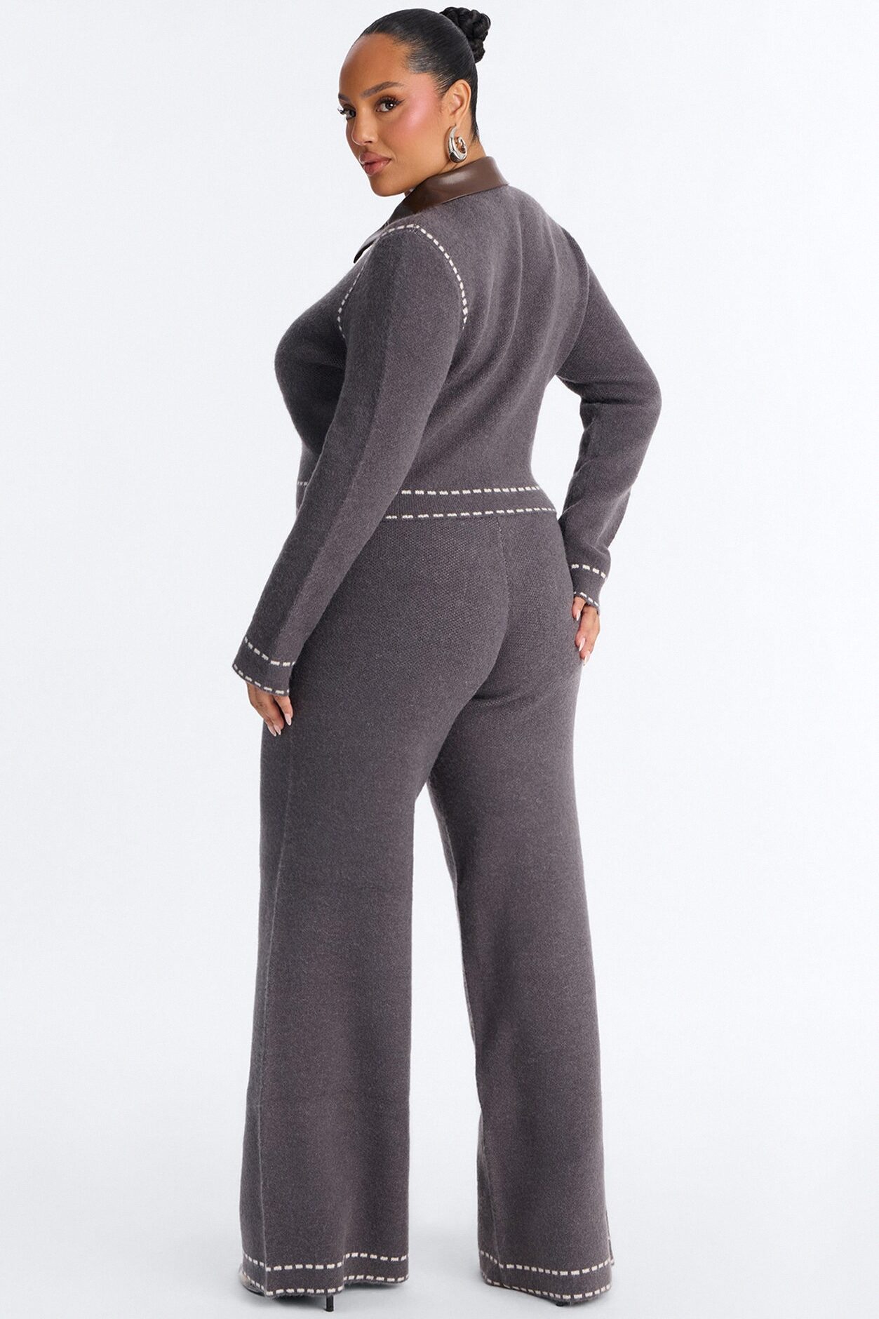 Cierra Sweater Pant Set - Grey