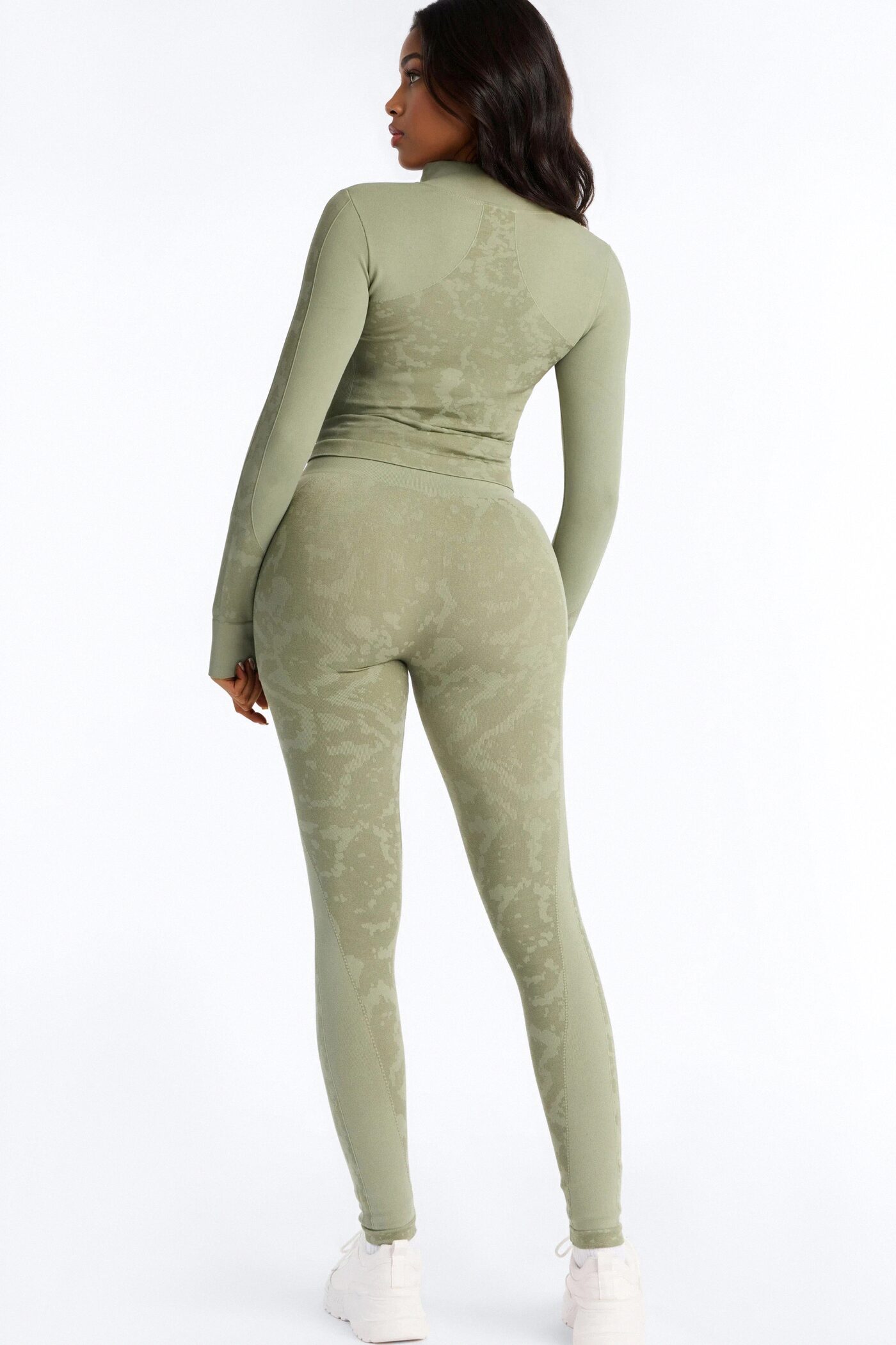 Weekend Errands Seamless Legging Set - Olive