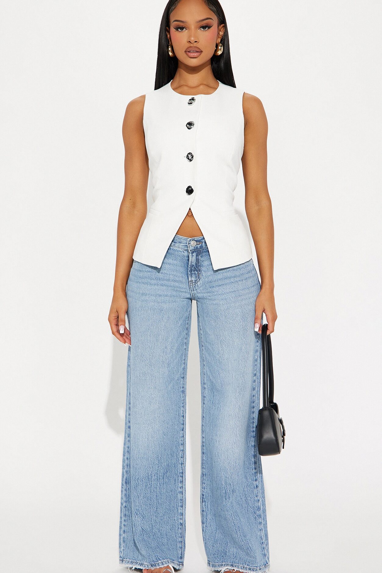 Written Love Letter Vest - White