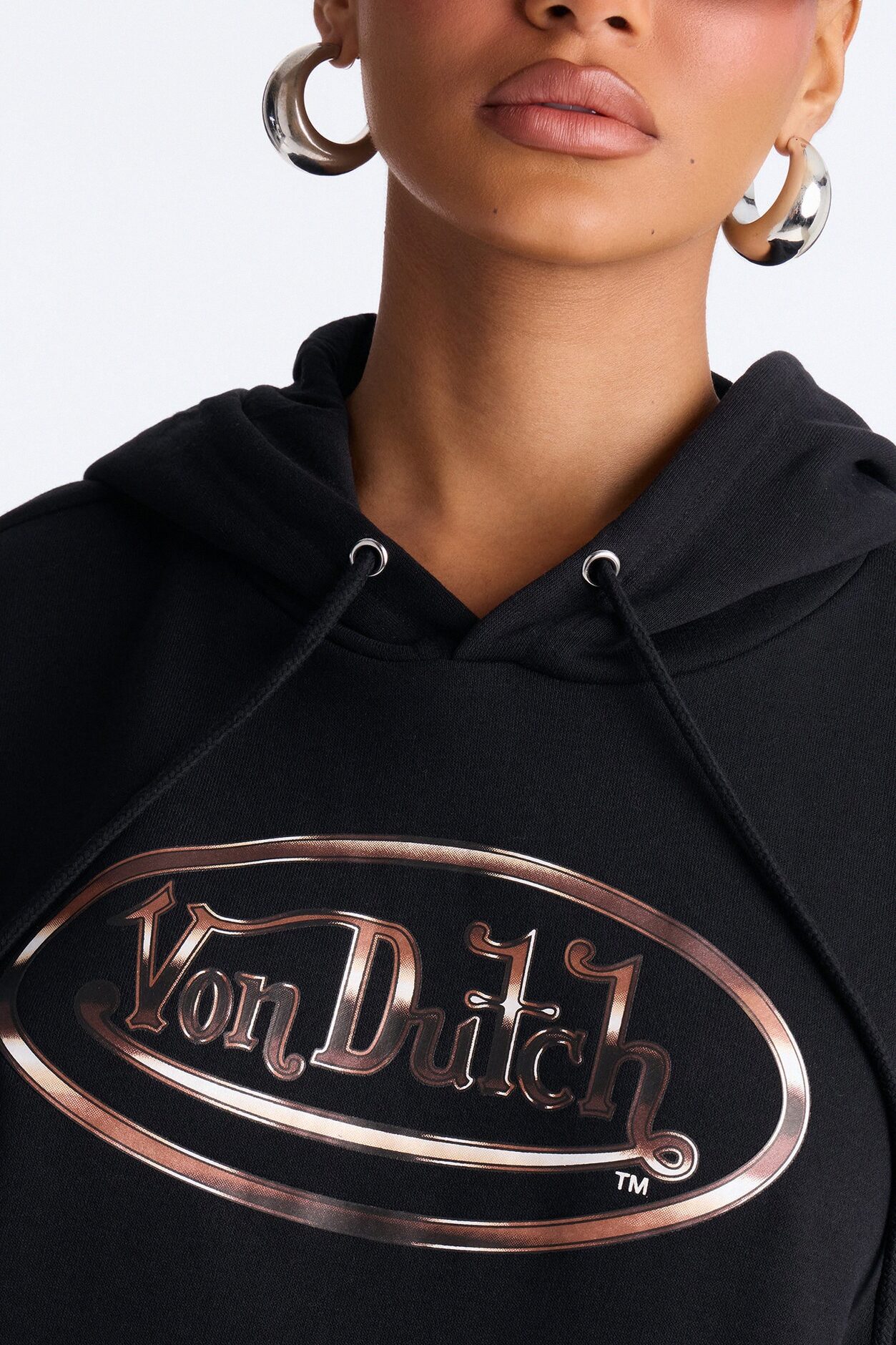 Von Dutch Motion Fleece Hoodie - Black