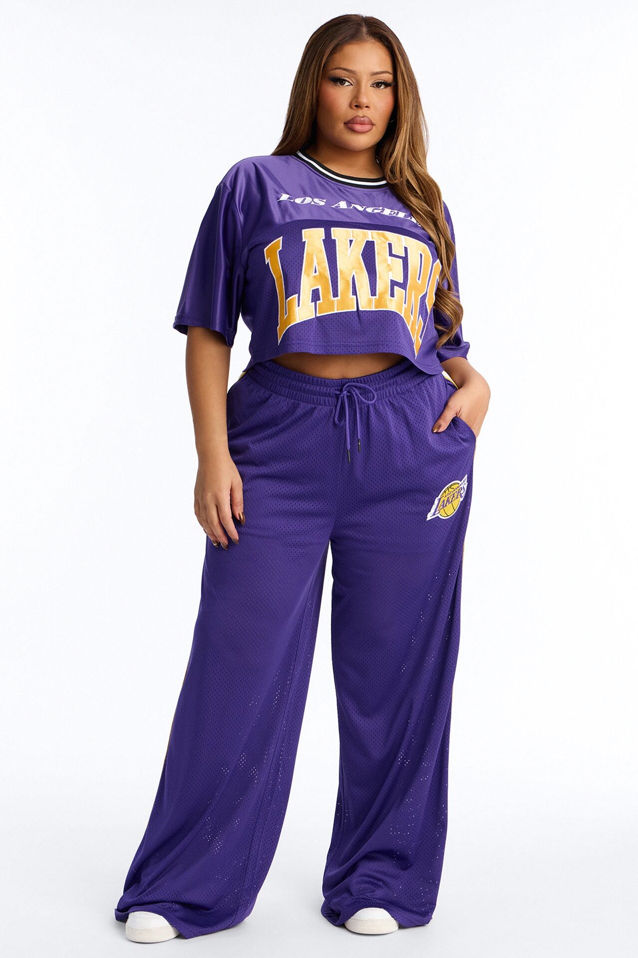 NBA LA Lakers Fleece Pants - Purple