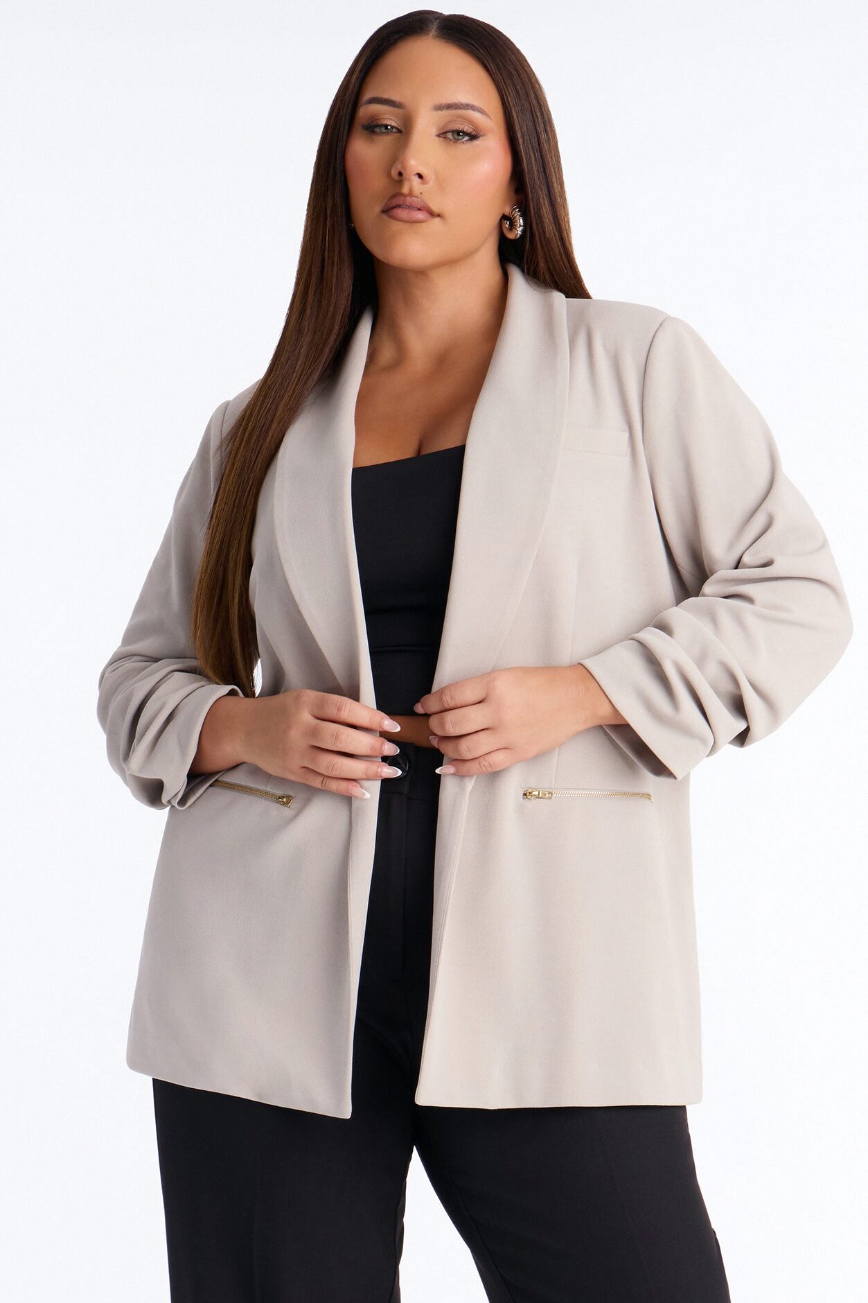 Bethany Blazer - Light Grey