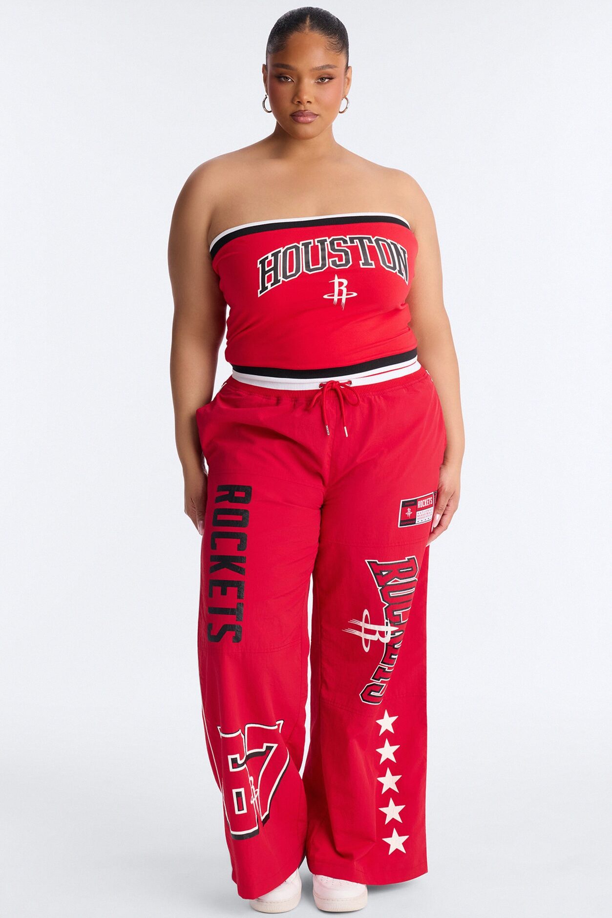 NBA Houston Rockets Patchwork Tube Top - Red