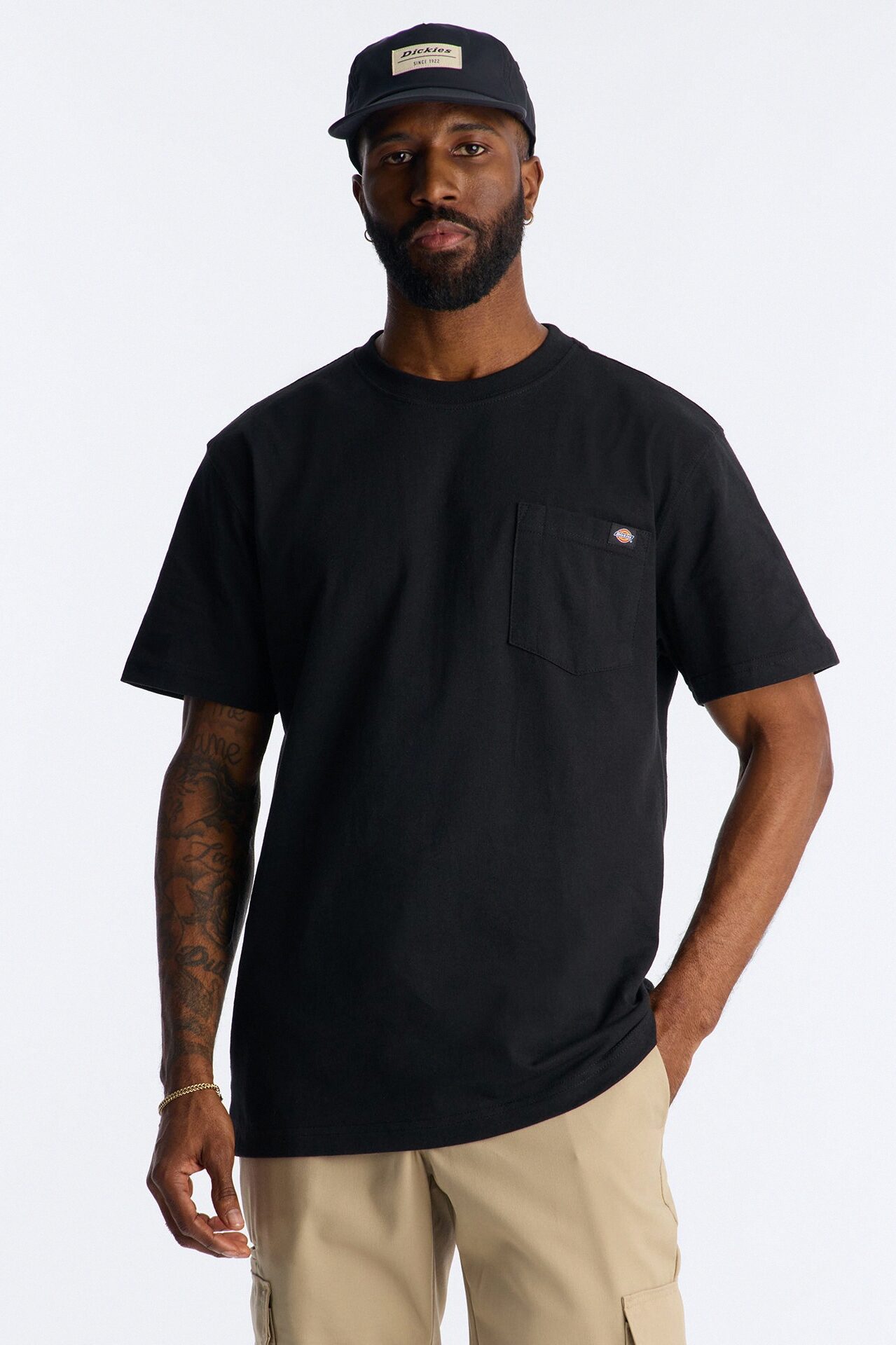 Dickies Heavyweight Short Sleeve Pocket Tee - Black
