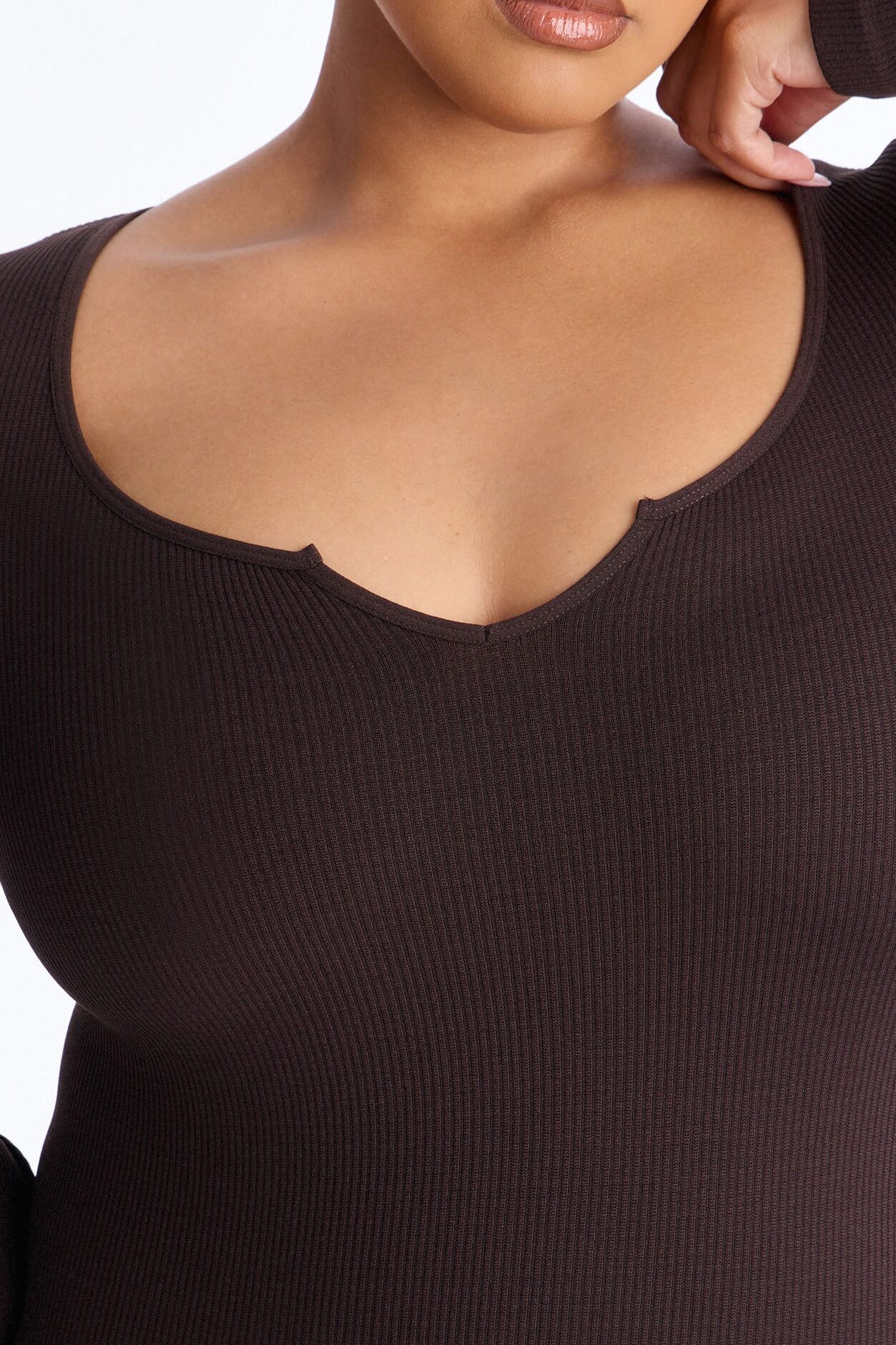 Giada Seamless Jumpsuit - Chocolate