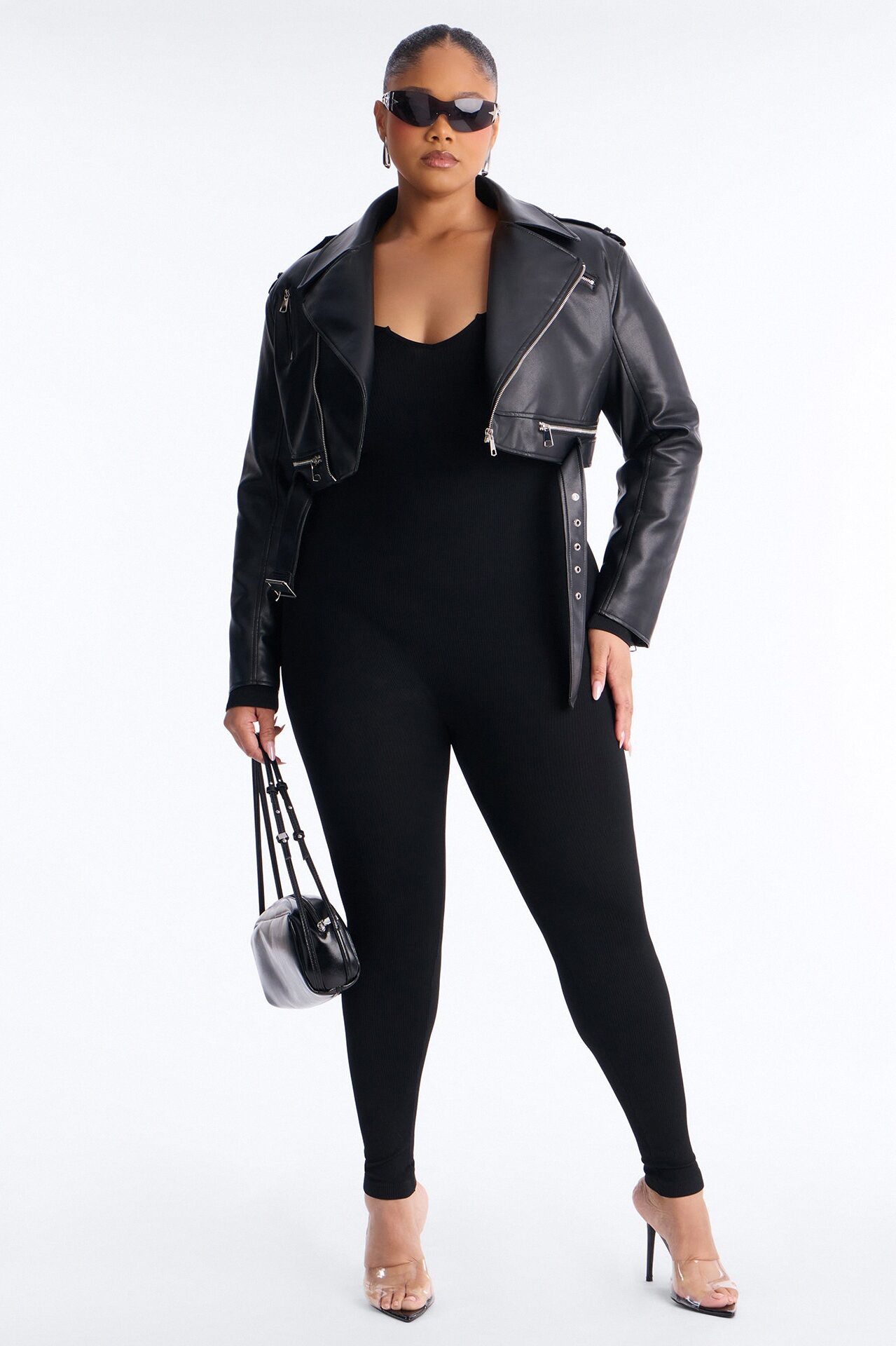Giada Seamless Jumpsuit - Black