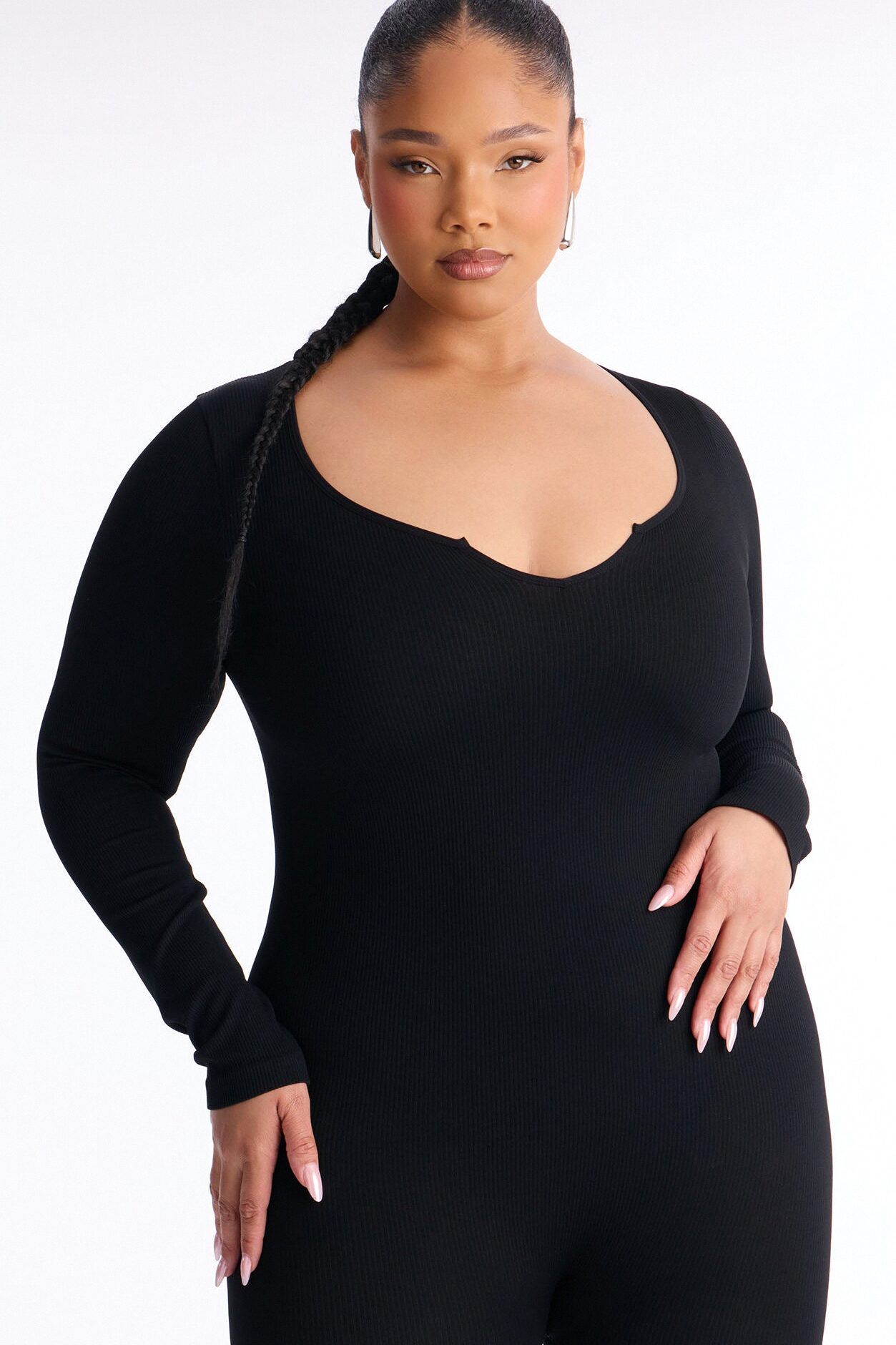 Giada Seamless Jumpsuit - Black