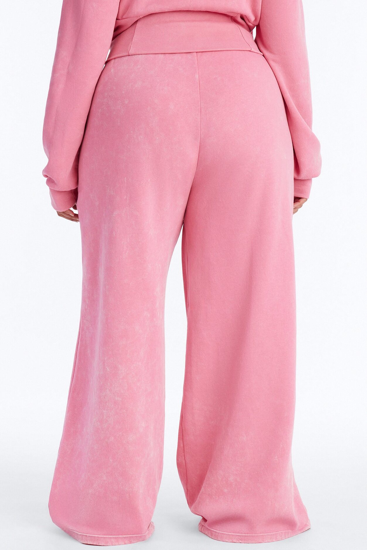 Von Dutch Washed Faded Love Pants - Pink