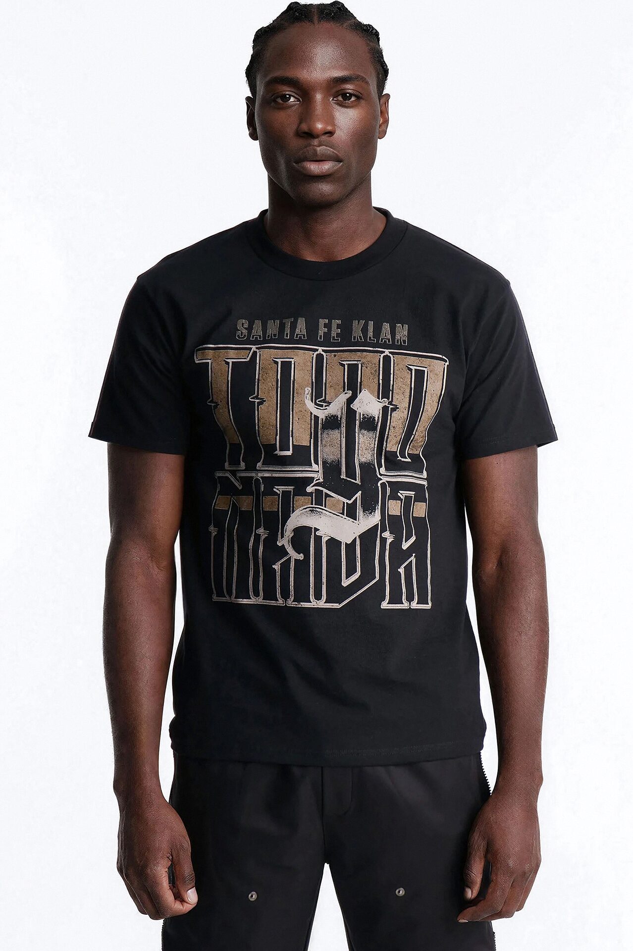 Santa Fe Klan Todo Y Nada Short Sleeve Tee - Black