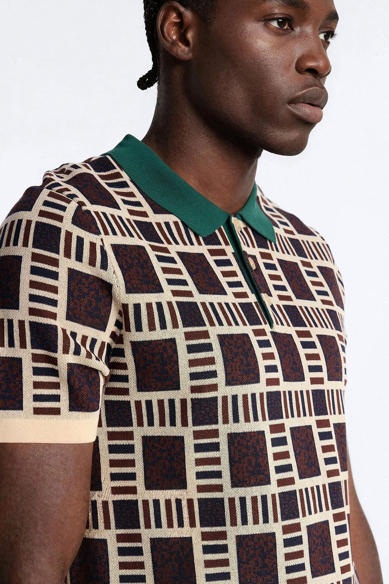 Westbury Knit Polo - Brown