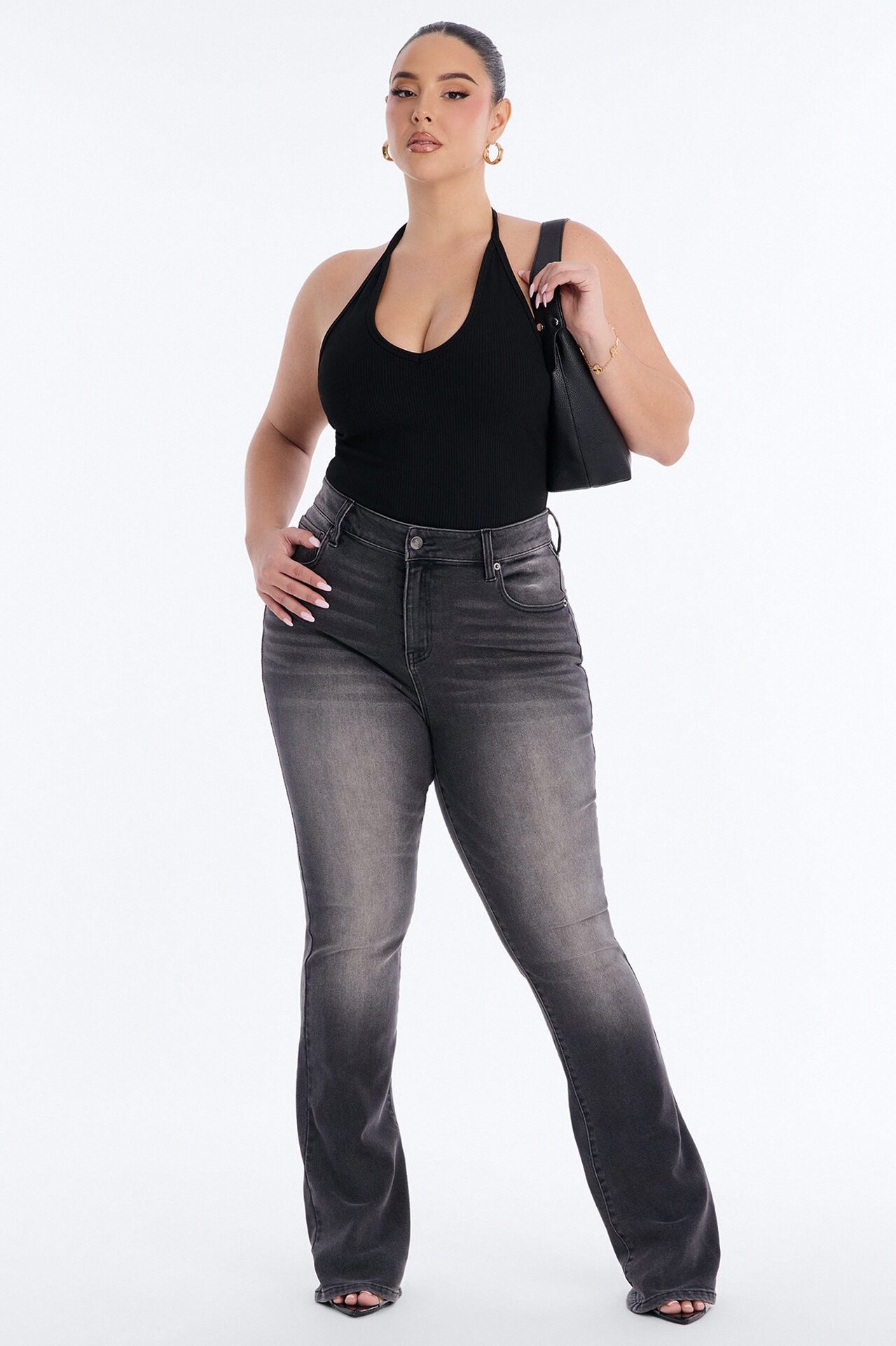 Gaia Snatched Tank Top - Black
