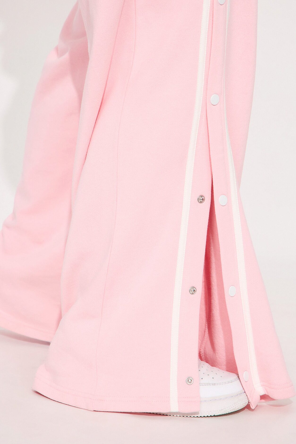 Sara Fleece Track Pant Set - Pink