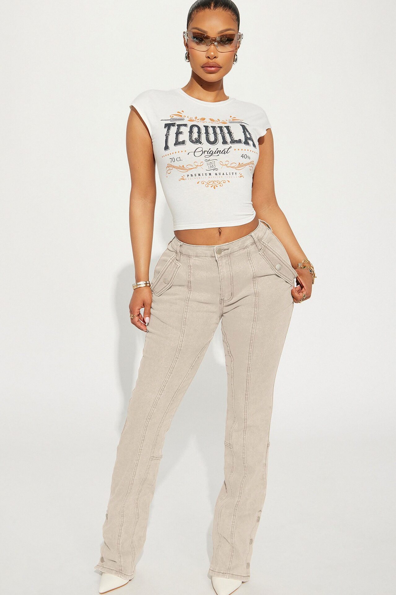 Chasin' You Mineral Wash Pant - Grey