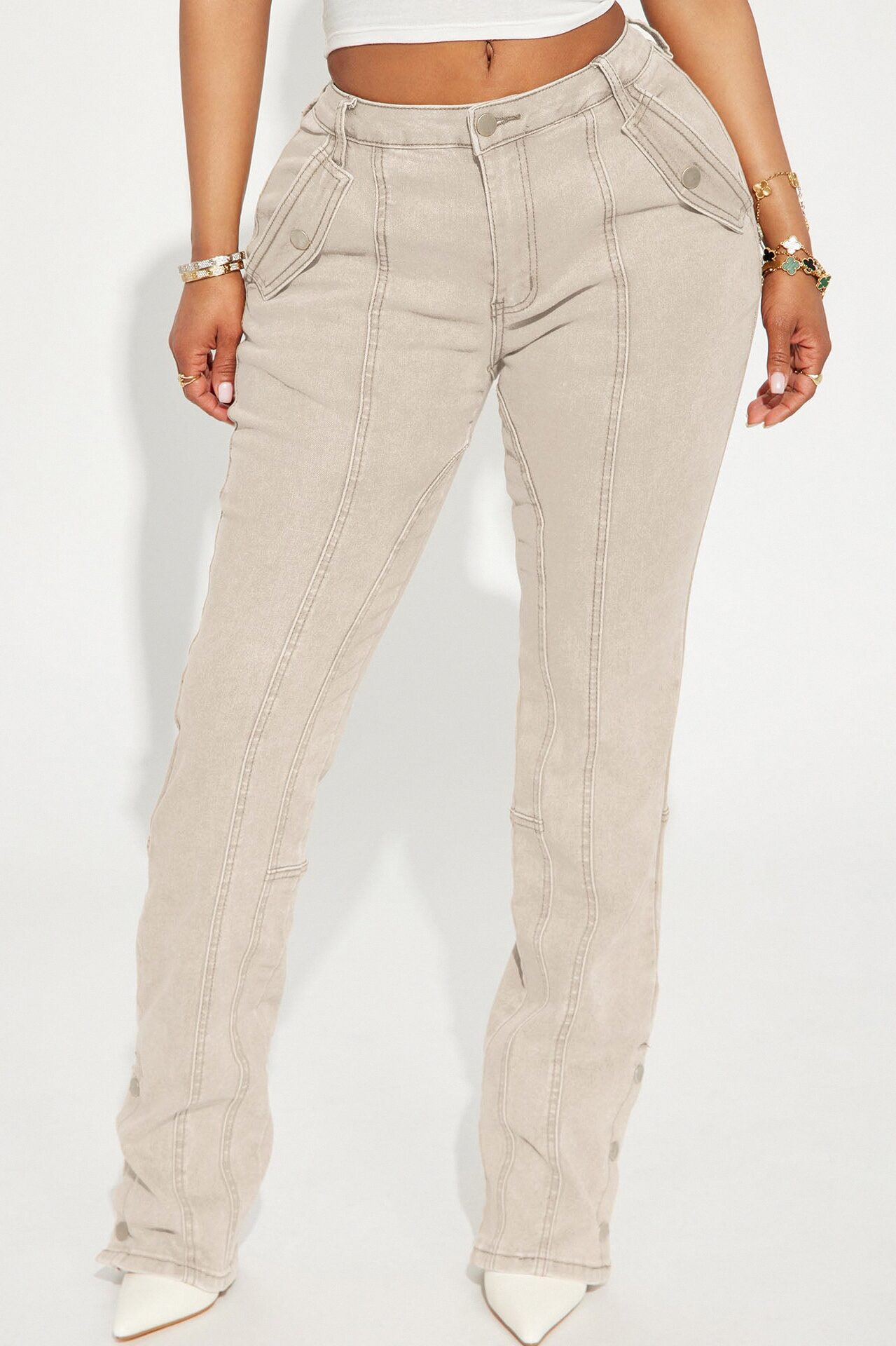 Chasin' You Mineral Wash Pant - Grey