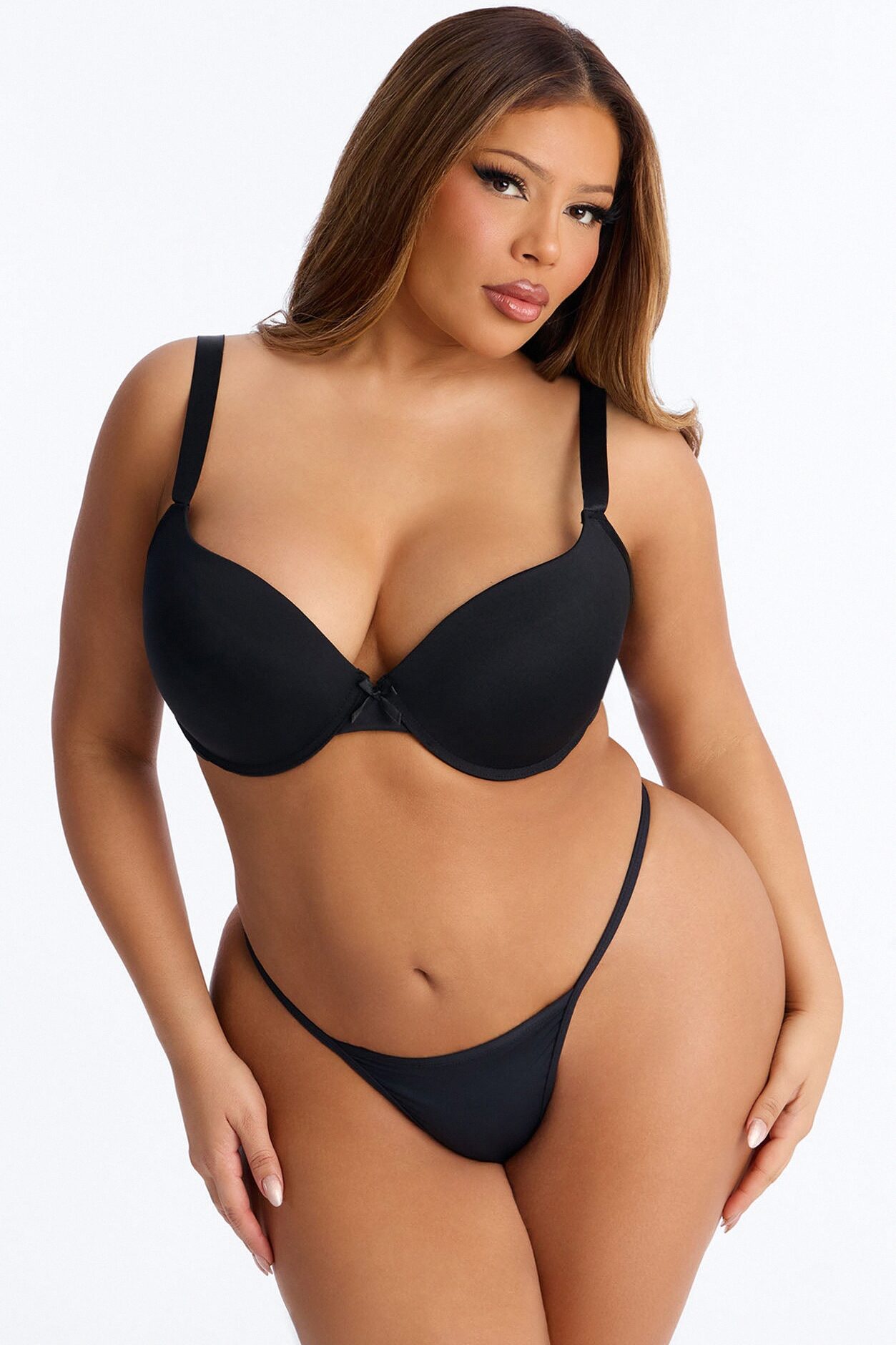 Smooth It Over Seamless Bra - Black