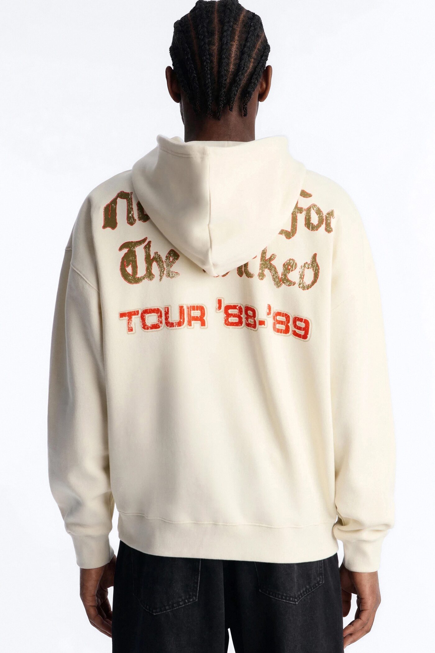 Ozzy Osbourne Tour 88 Vintage Hoodie - Cream