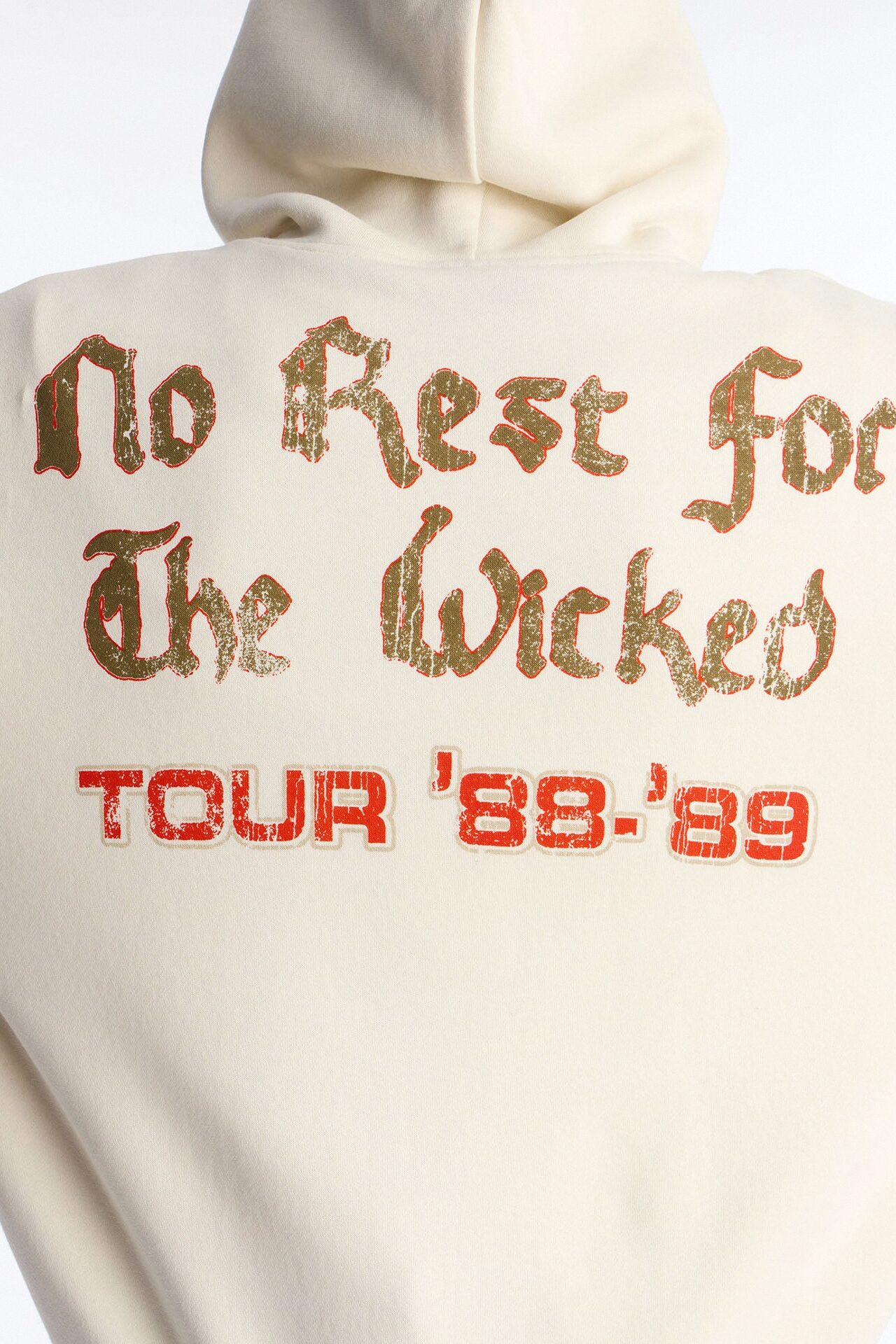 Ozzy Osbourne Tour 88 Vintage Hoodie - Cream