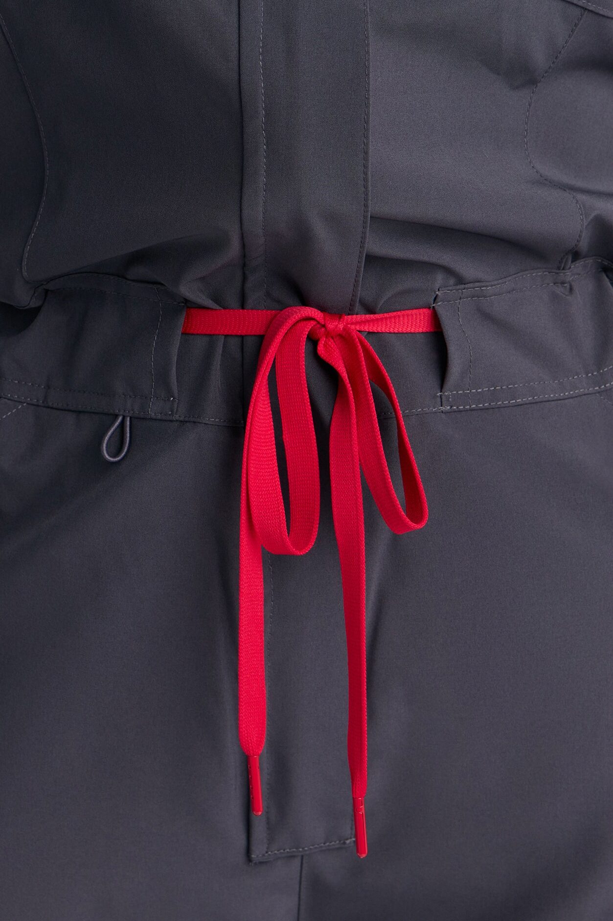 Ready Next Shift Stretch Scrub Jumpsuit - Charcoal