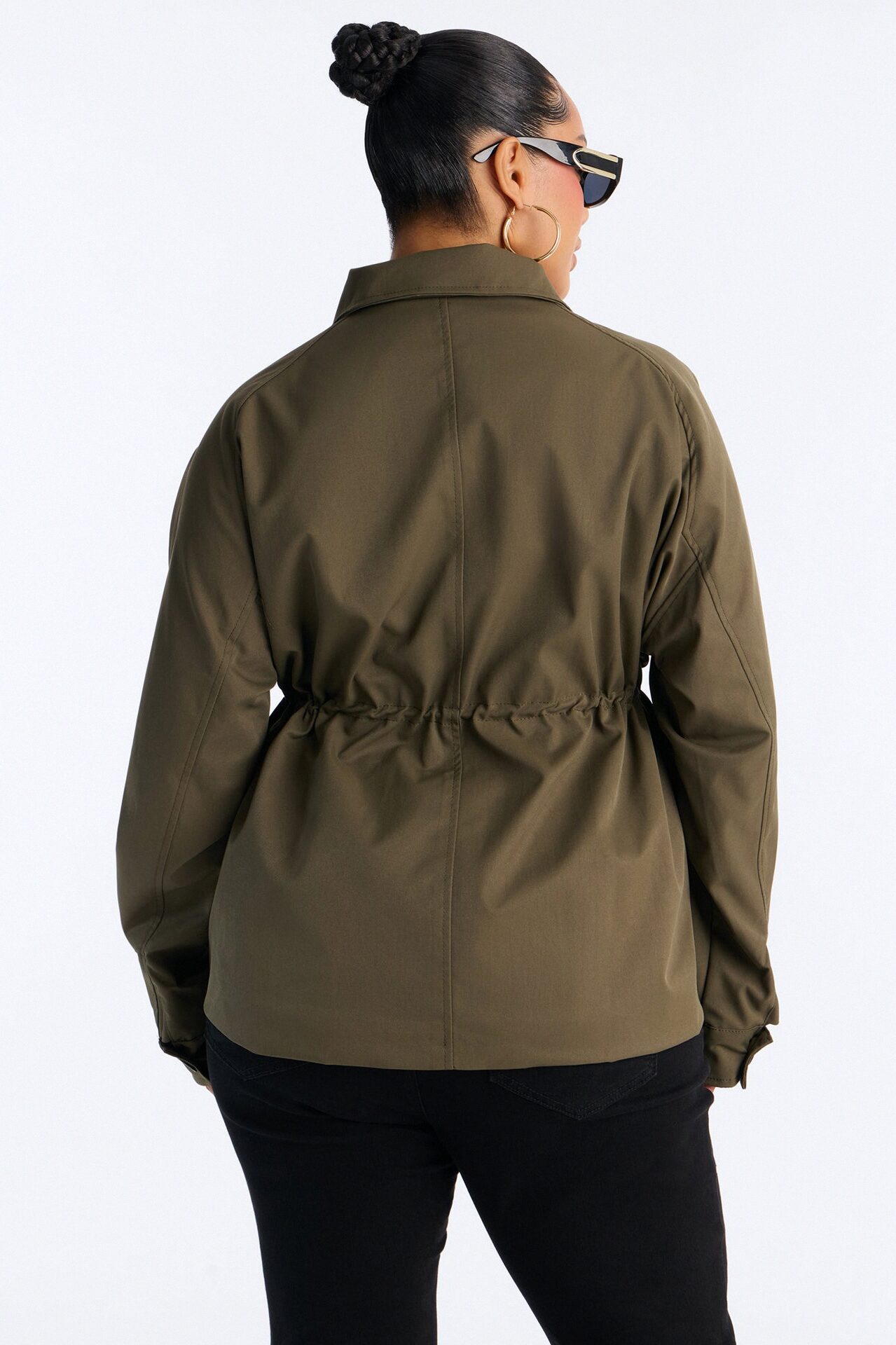 On Duty Funnel Neck Utility Anorak - Olive