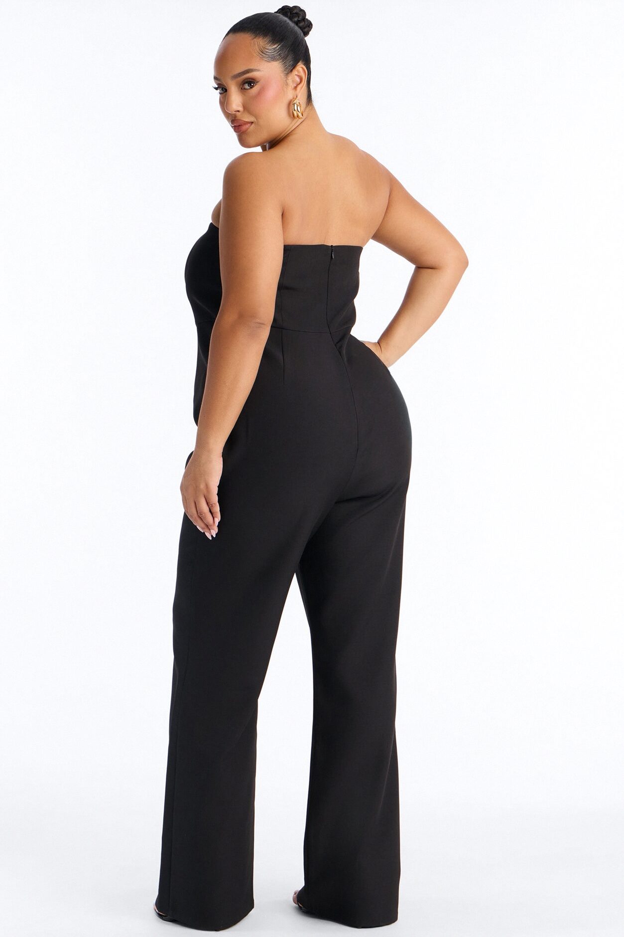 Hana Strapless Jumpsuit - Black