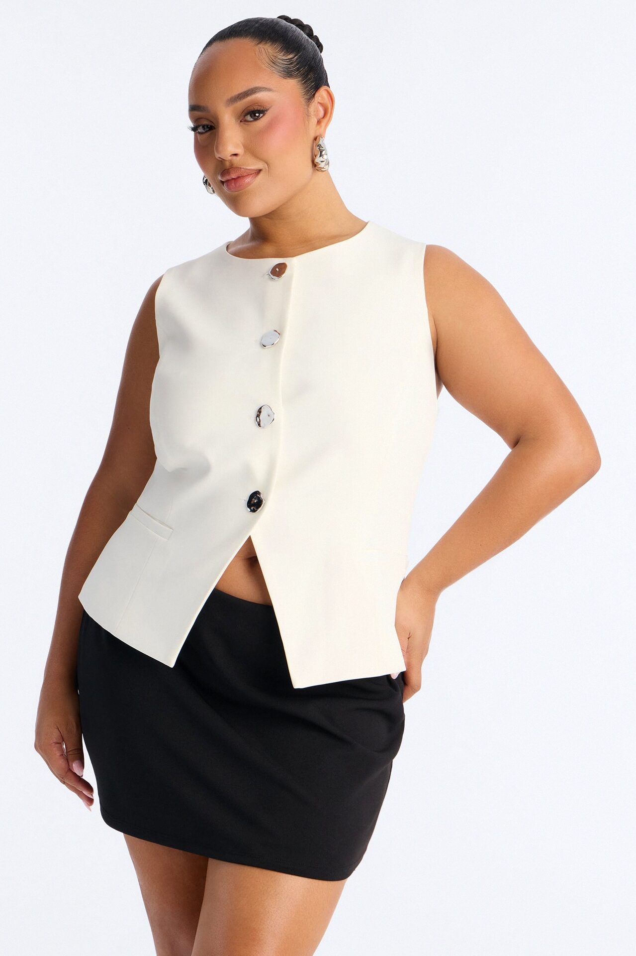Written Love Letter Vest - White