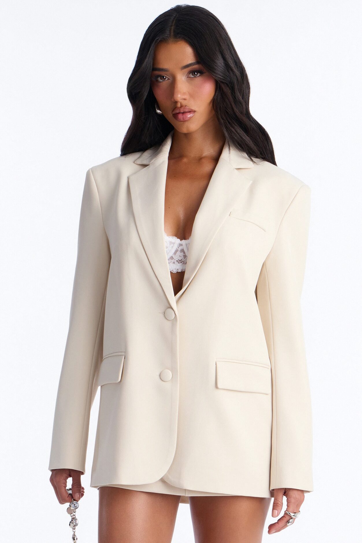 Eternal Muse Oversized Blazer - Off White