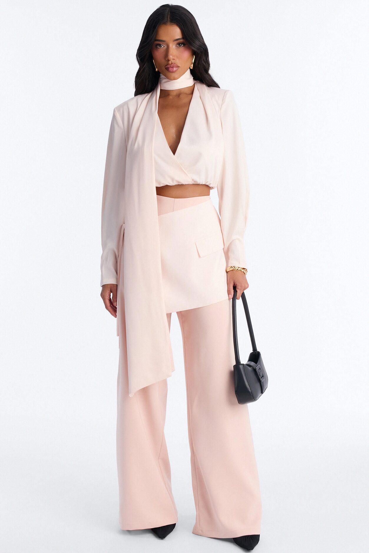 Command Attention Skirt Pant - Light Pink