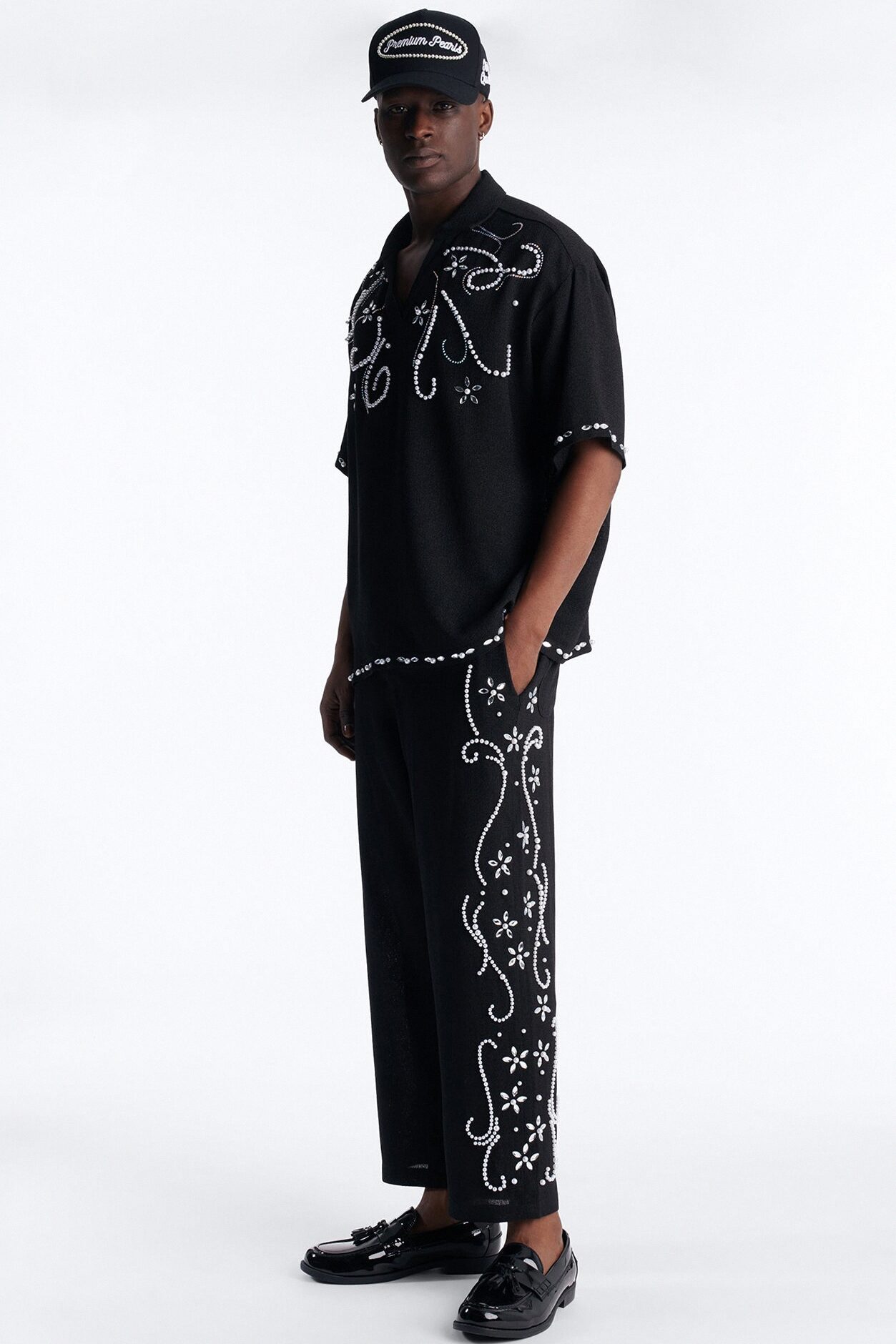 Straight Wanderlust Pearl Journey Pant - Black