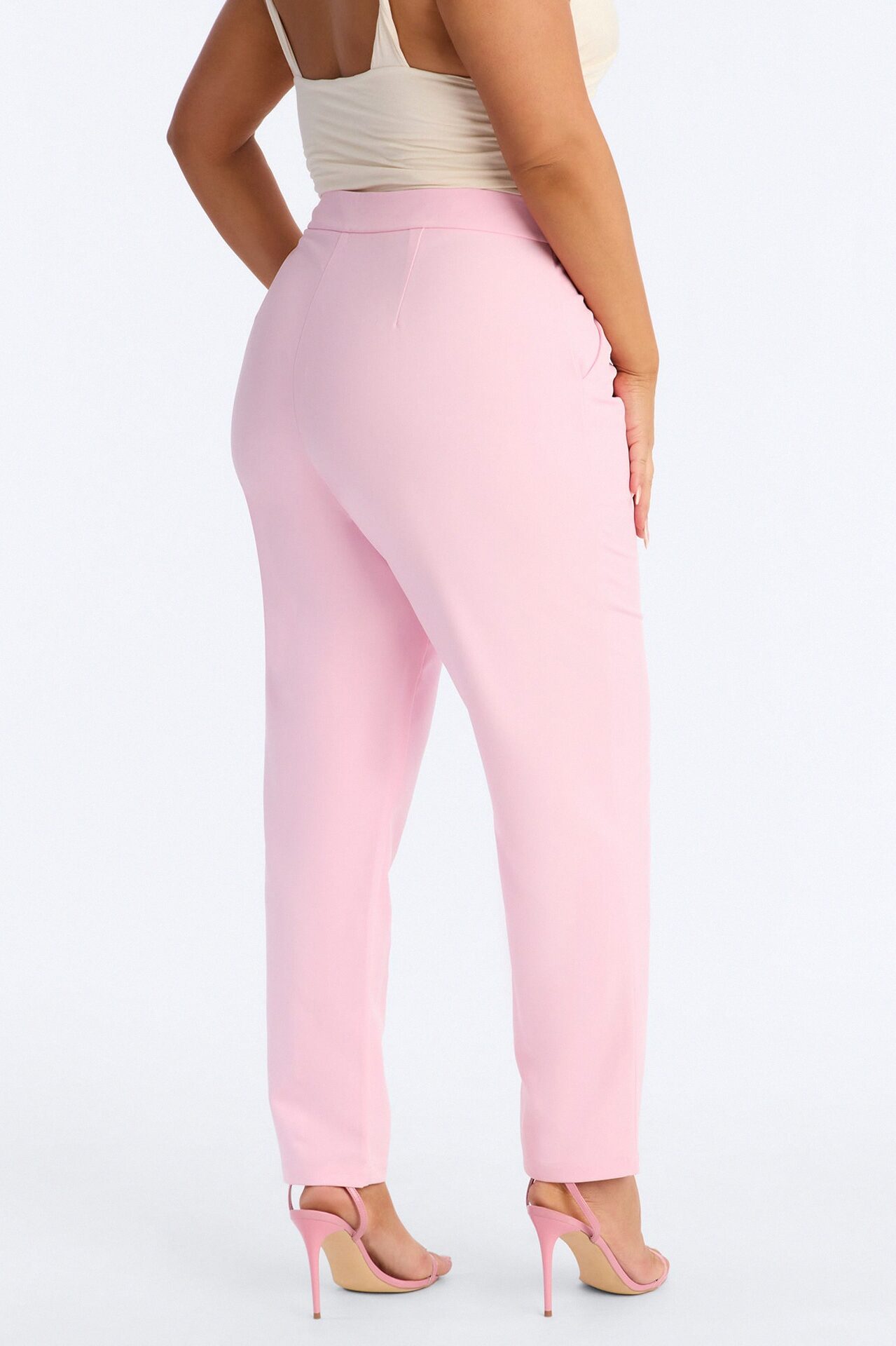 Mielle Skinny Trouser Pant - Light Pink