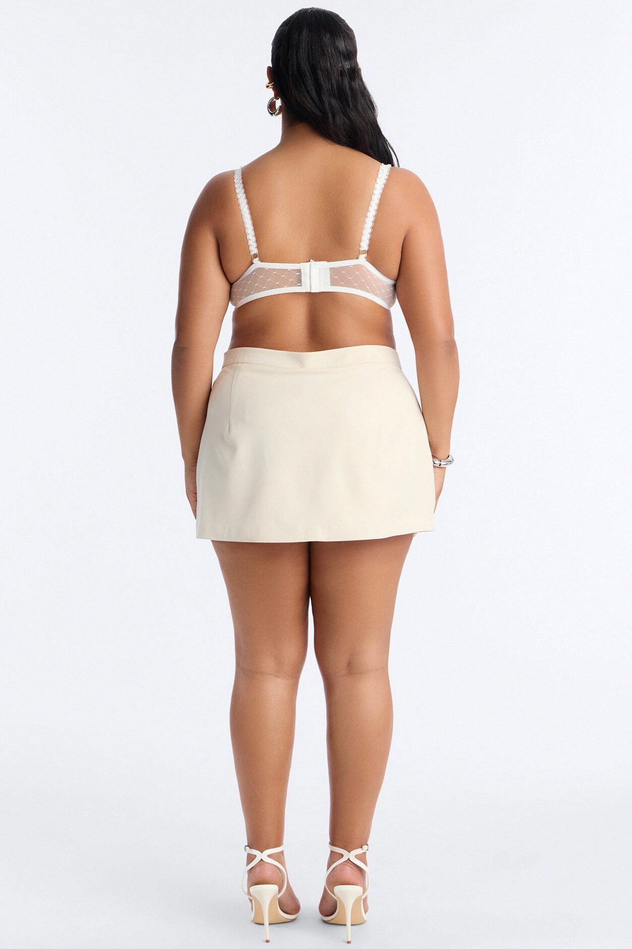 Eternal Muse Micro Mini Skort - Off White