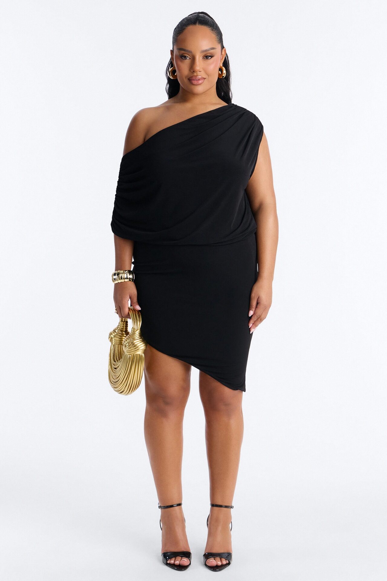Taryn Midi Dress - Black