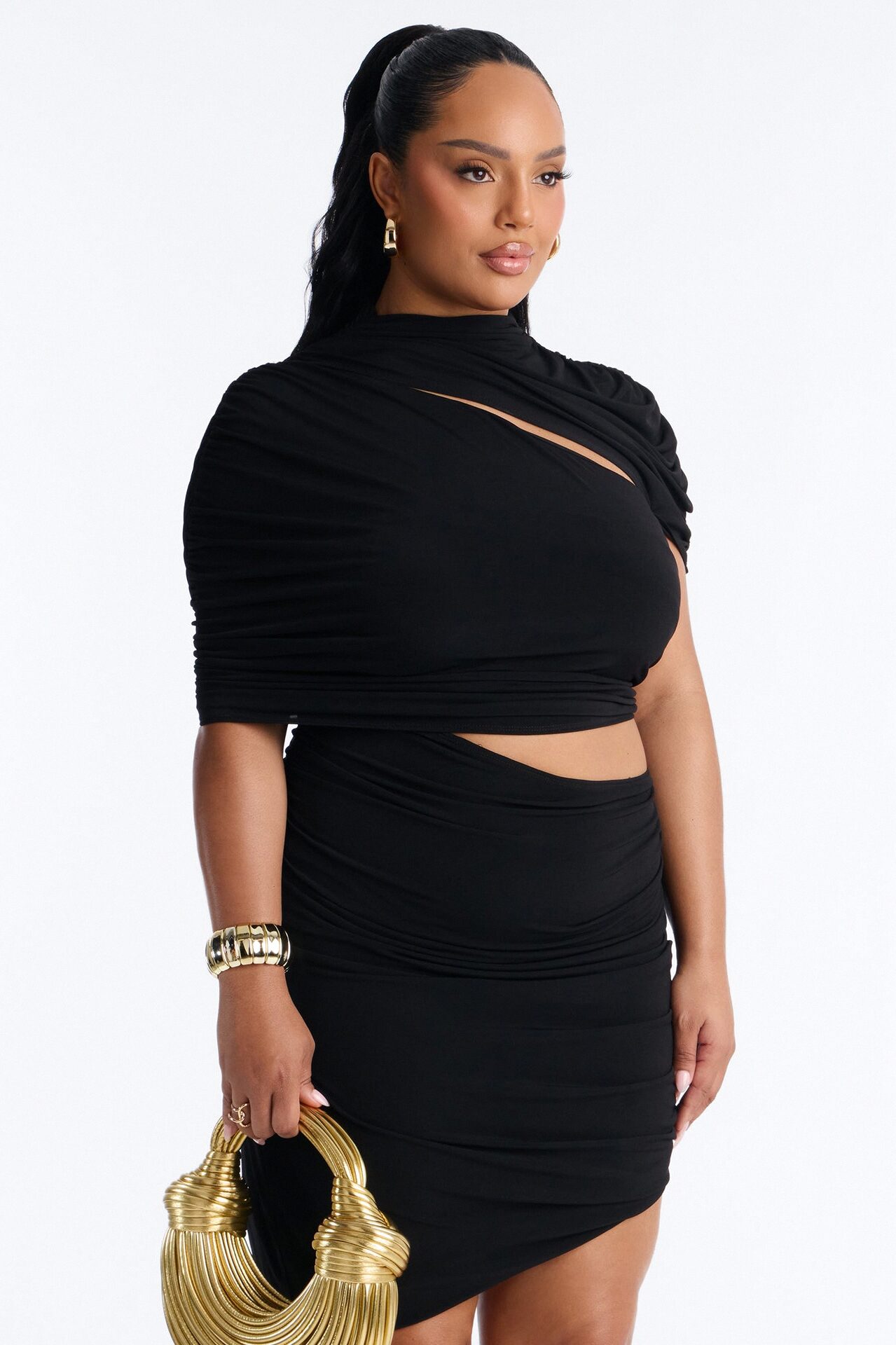 On My Terms Mini Dress - Black