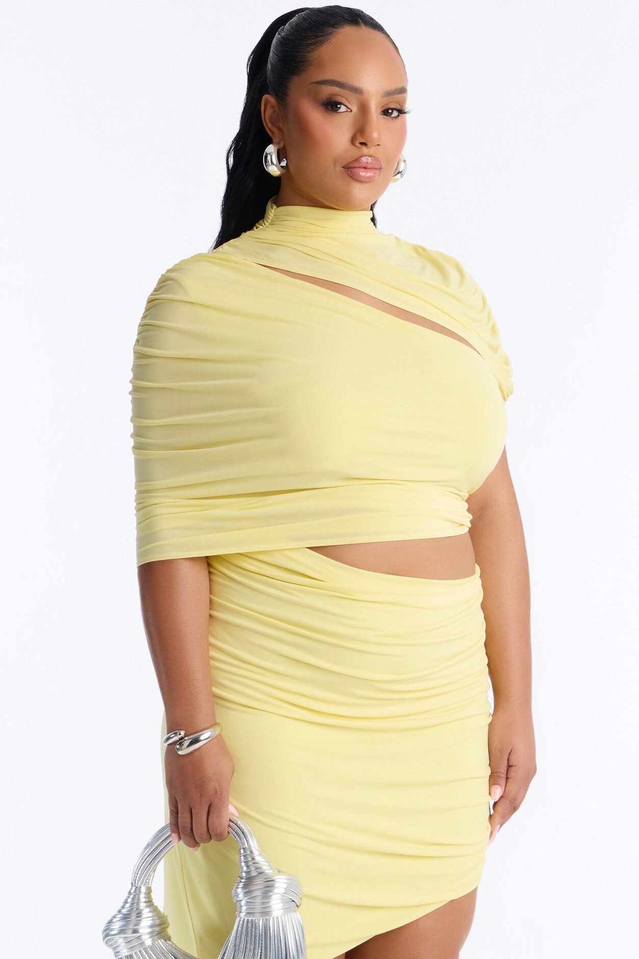On My Terms Mini Dress - Yellow
