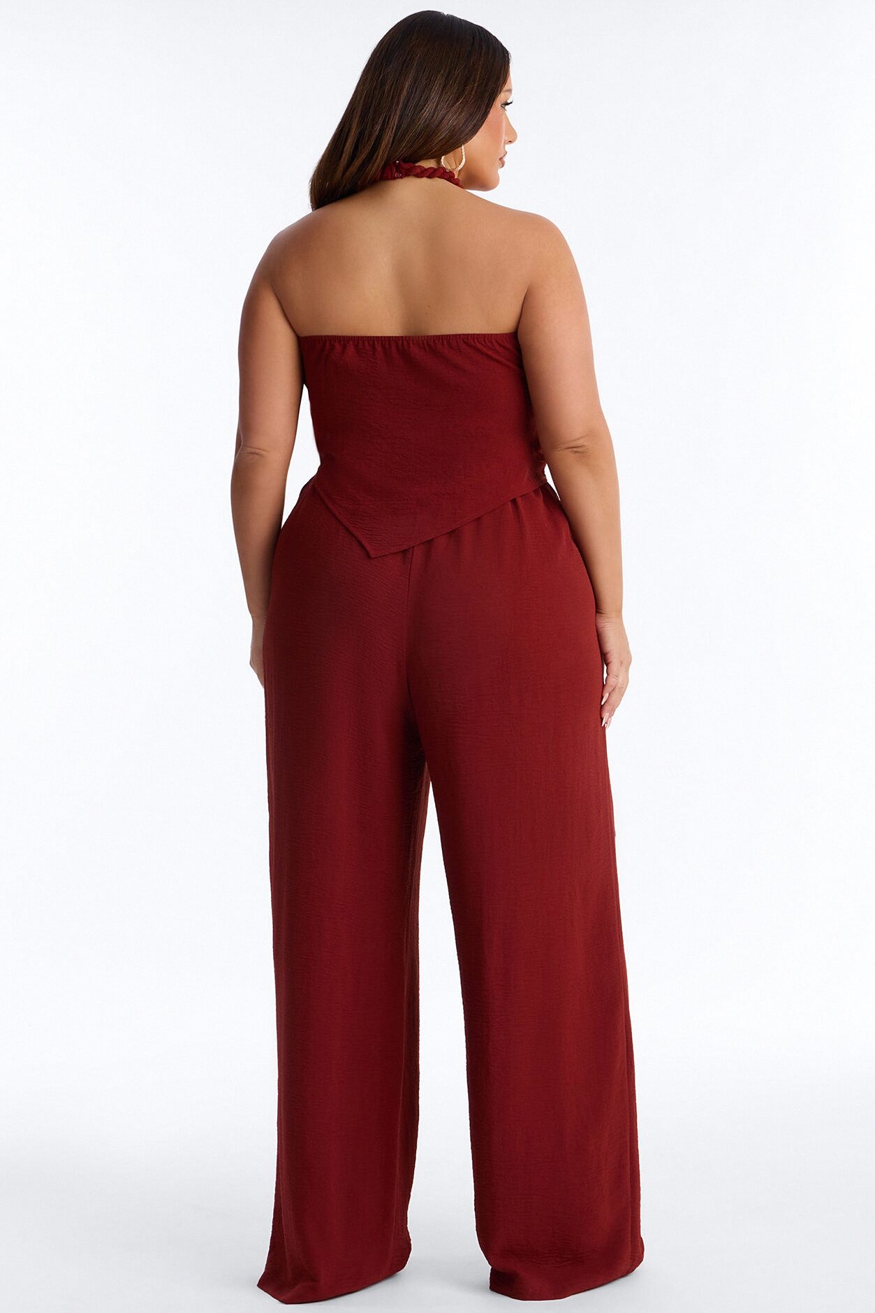 Mariana Halter Pant Set - Rust