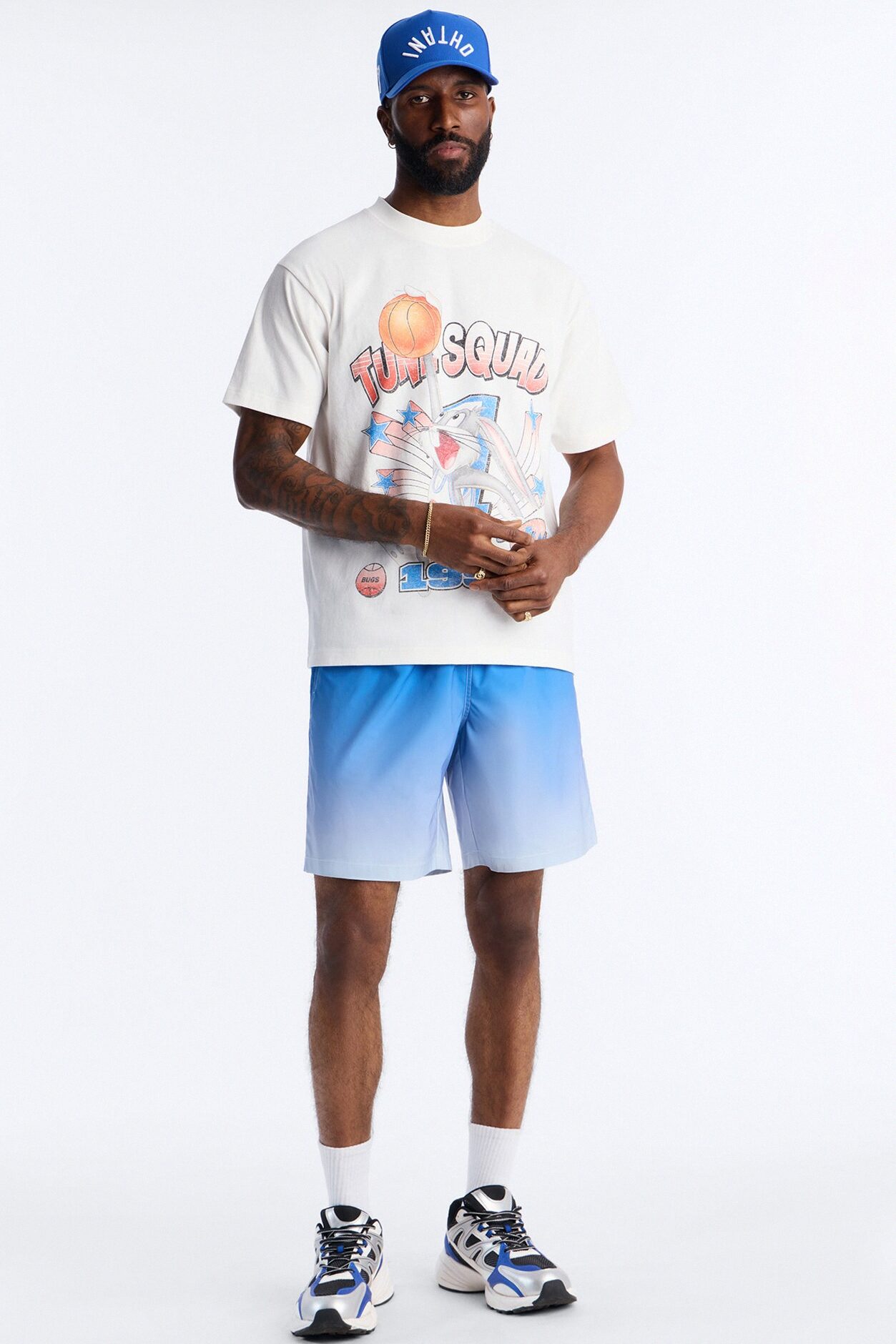Relaxed Fade Away Ombre Short - Blue