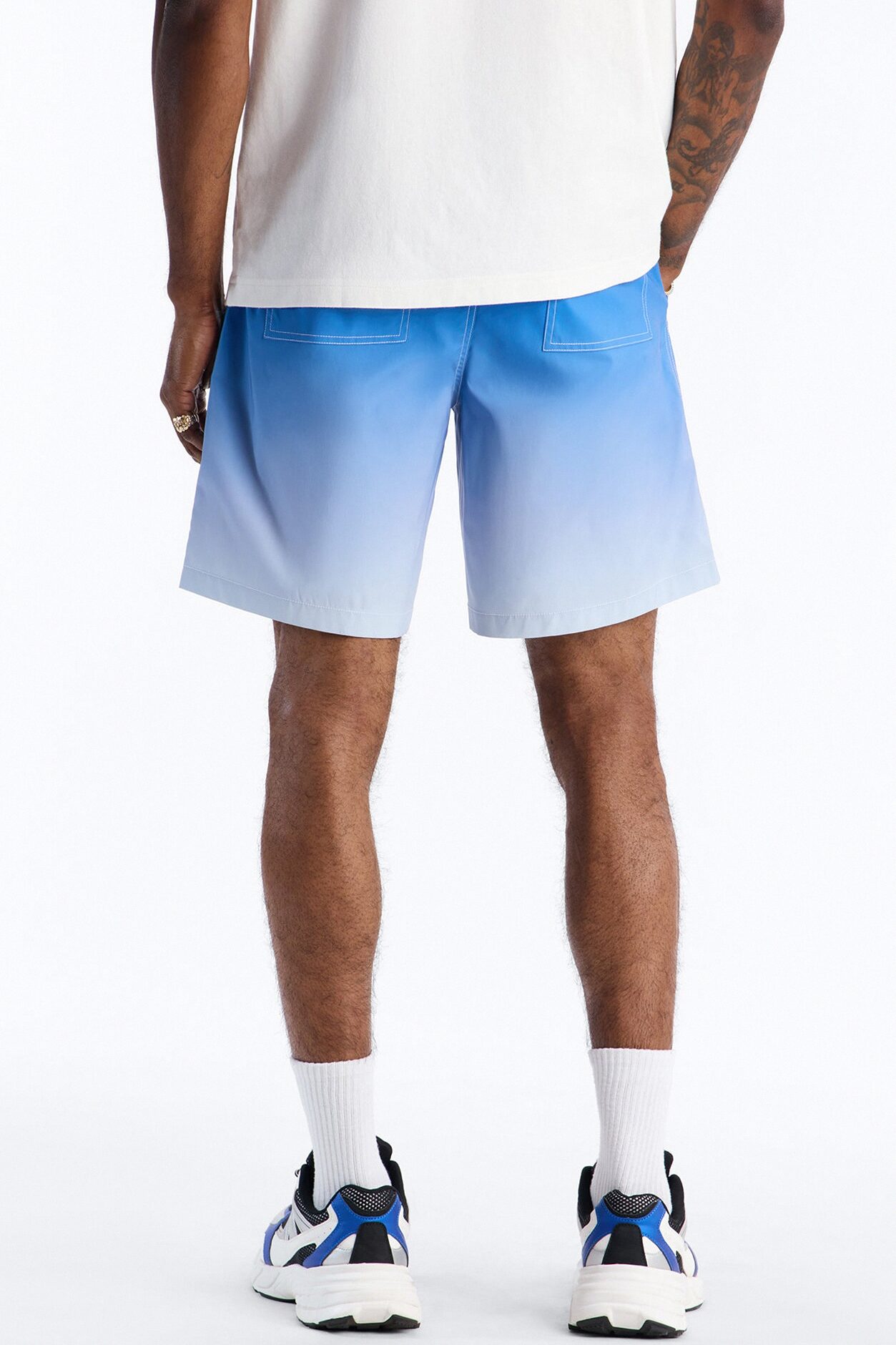 Relaxed Fade Away Ombre Short - Blue