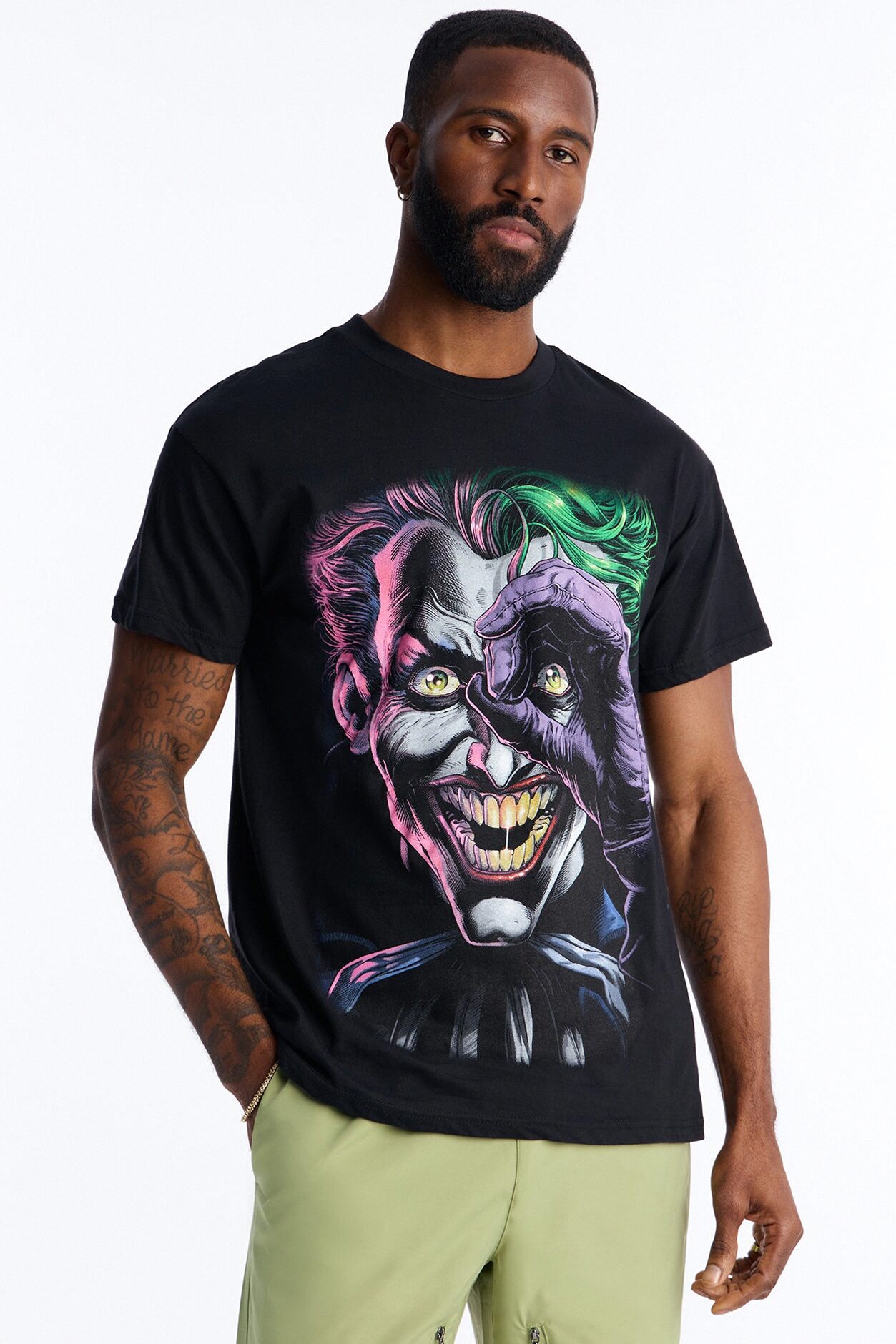 The Joker Everything Is Just A Joke Short Sleeve Tee - Black