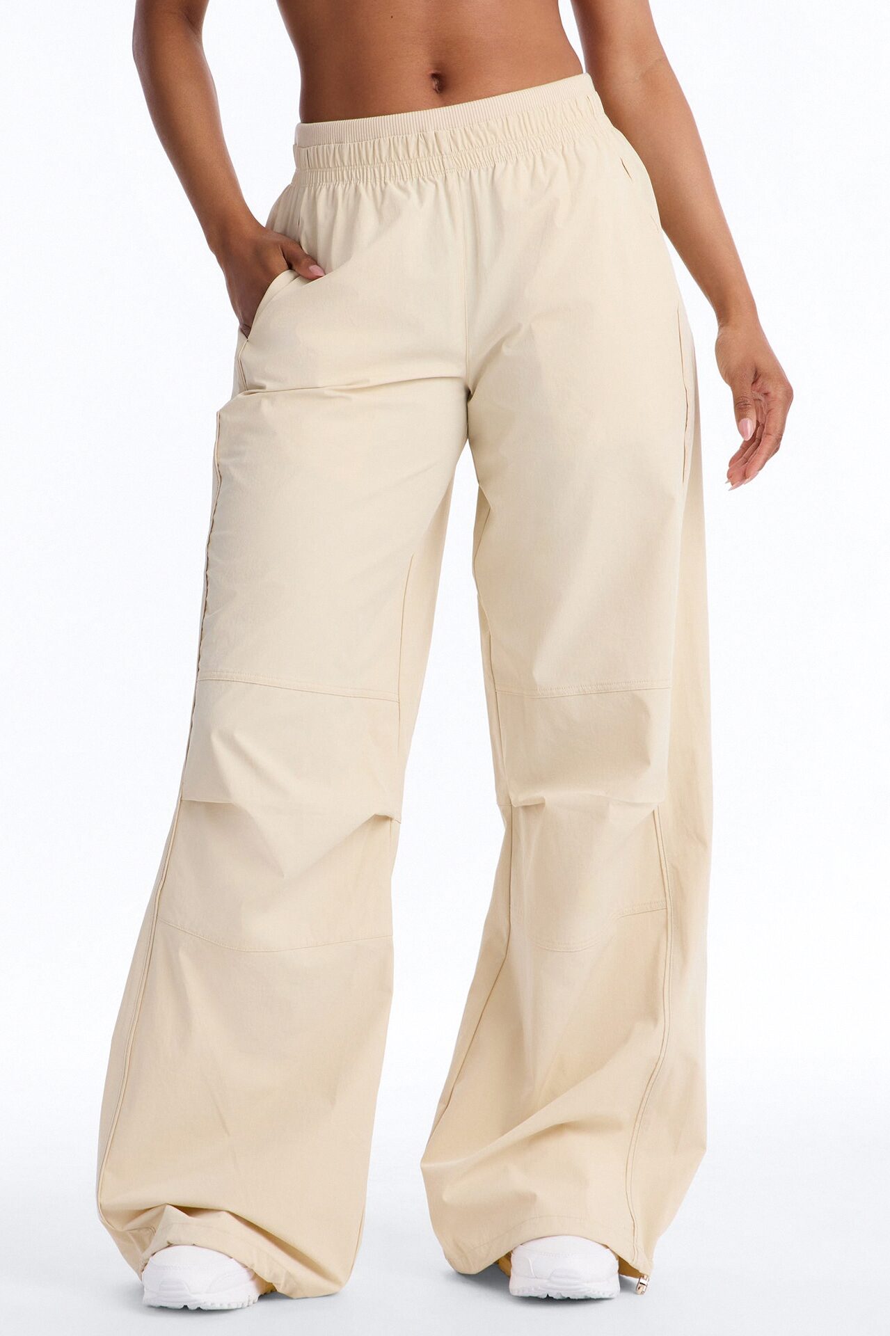 Keep It Moving Windbreaker Lounge Pant - Sand